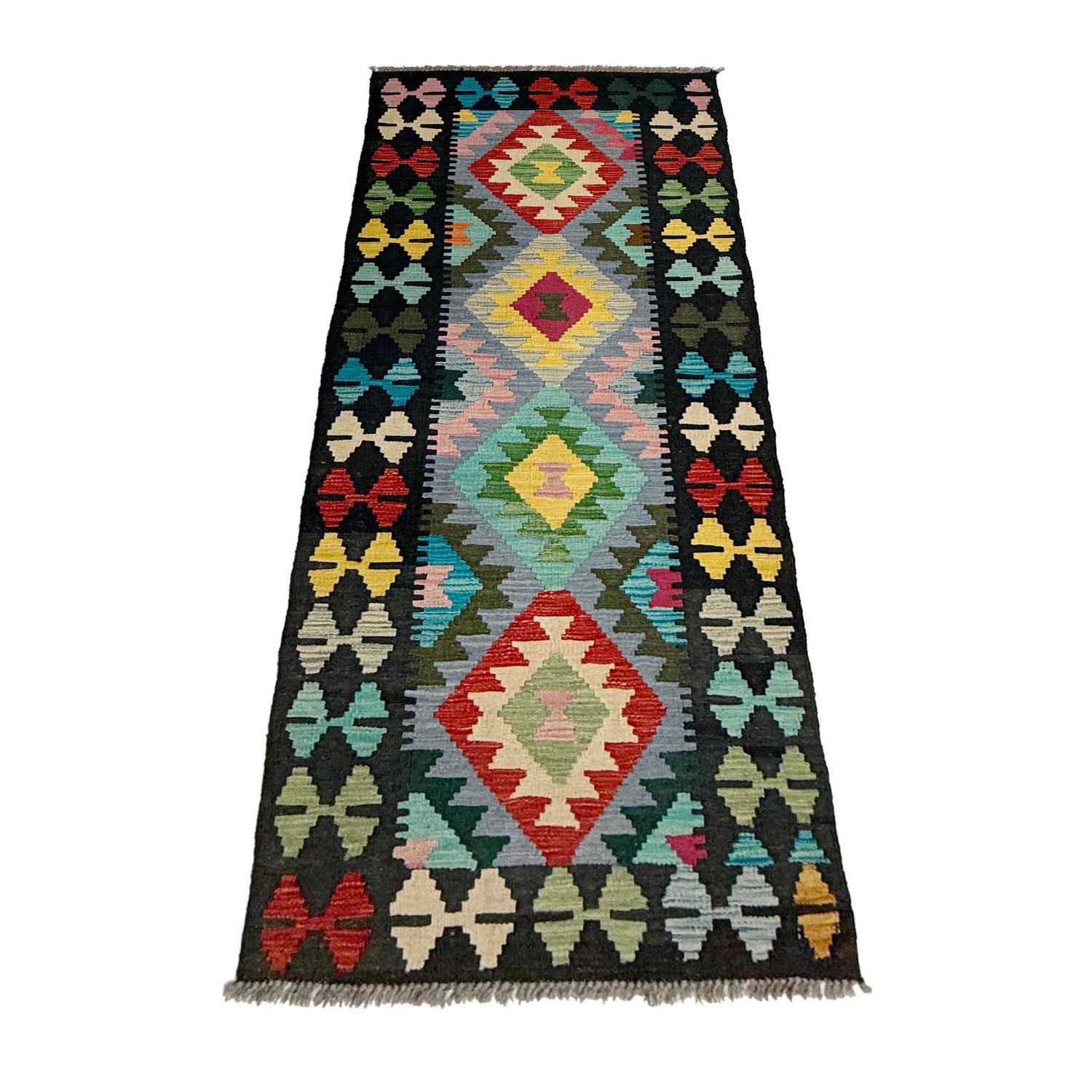 Vegetable Kelim Runner 2' 2" x 6' 6" (ft)- No. R38817