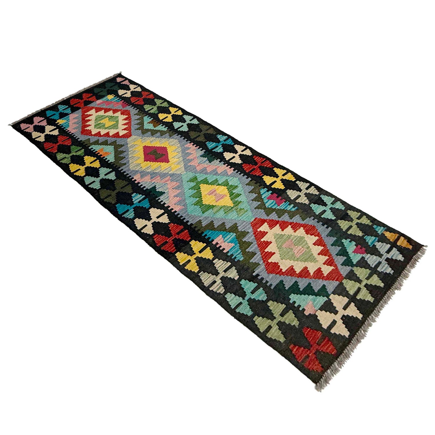 Vegetable Kelim Runner 2' 2" x 6' 6" (ft)- No. R38817