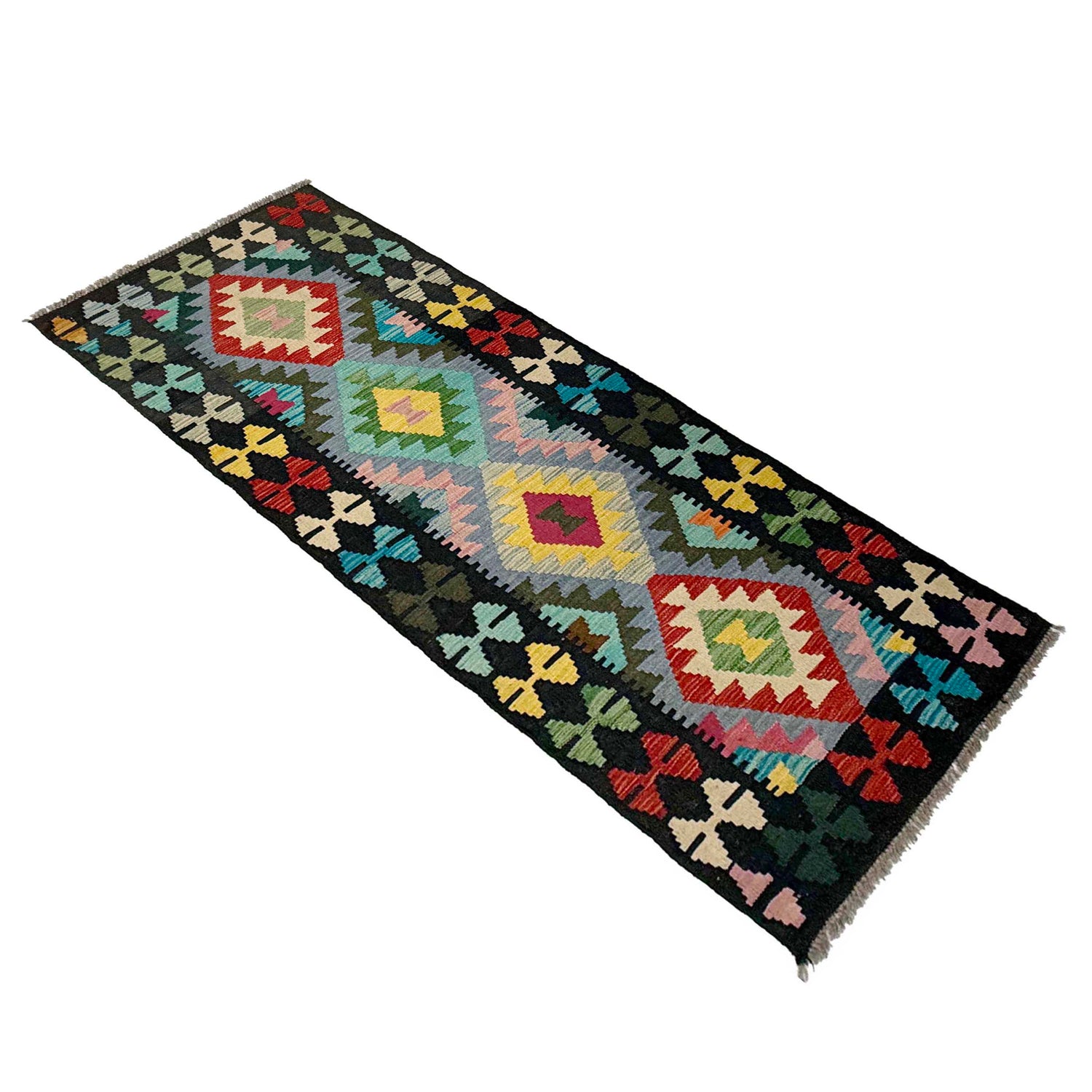Vegetable Kelim Runner 2' 2" x 6' 6" (ft)- No. R38817