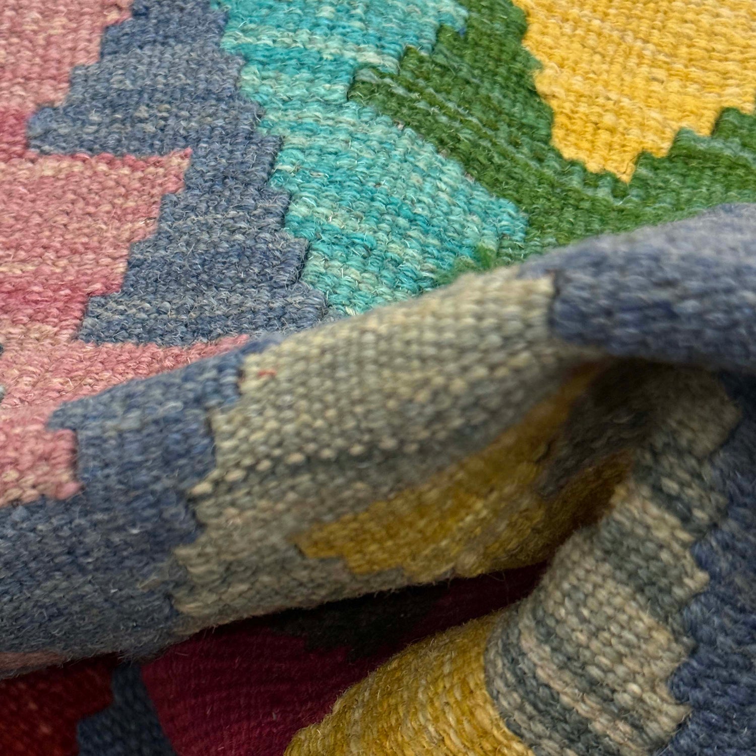 Vegetable Kelim Runner 2' 2" x 6' 6" (ft)- No. R38817