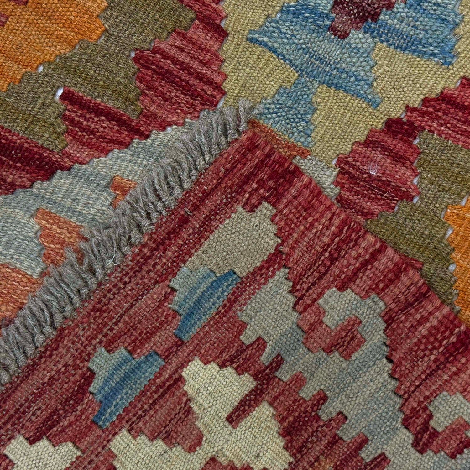 Handmade Vegetable Kilim 2' 10" x 4" 11" (ft) - No. R38819