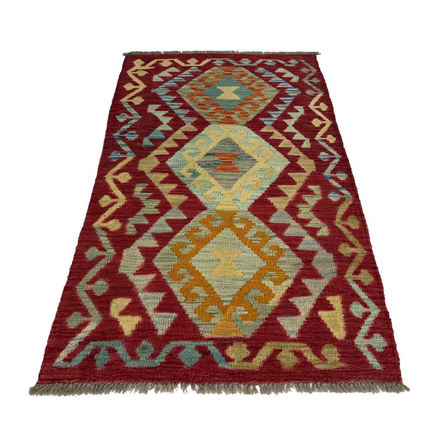 Handmade Vegetable Kilim 2' 5" x 4' 2" (ft) - No. R38820