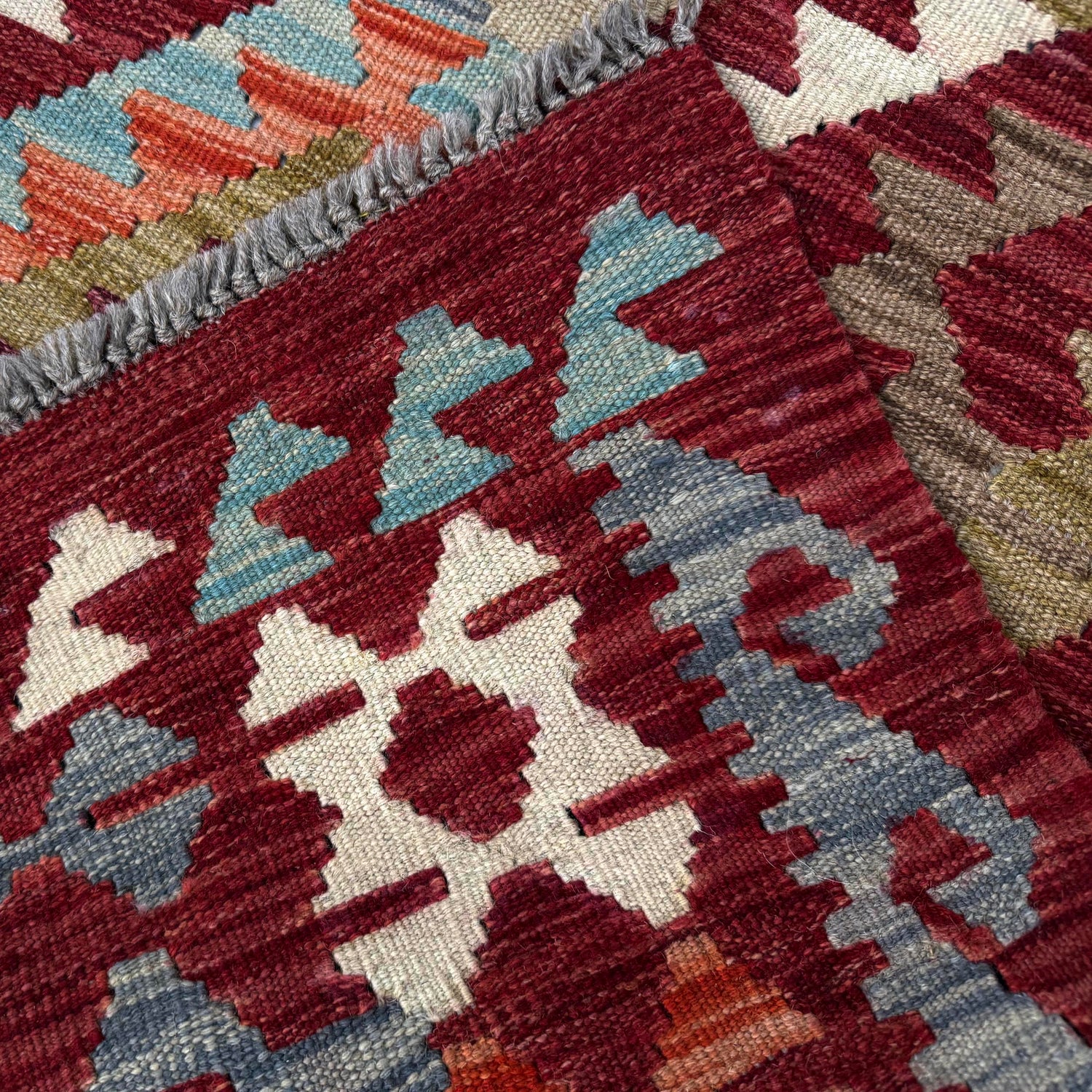 Handmade Vegetable Kilim 2' 9" x 4' 2" (ft) - No. R38821