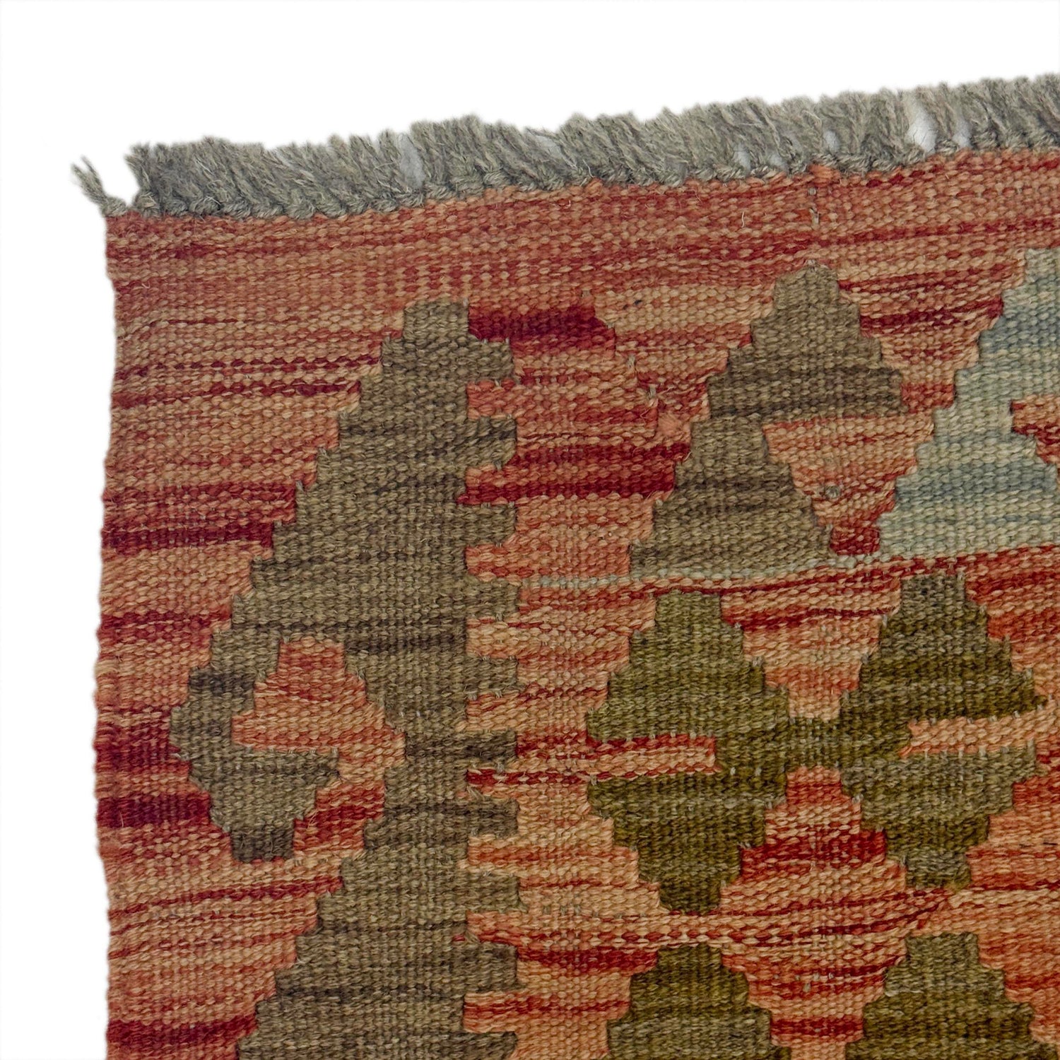 Handmade Vegetable Kilim 4' 5" x 6" 4" (ft) - No. R38822