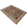 Handmade Vegetable Kilim 4' 9" x 6' 8" (ft) - No. R38942
