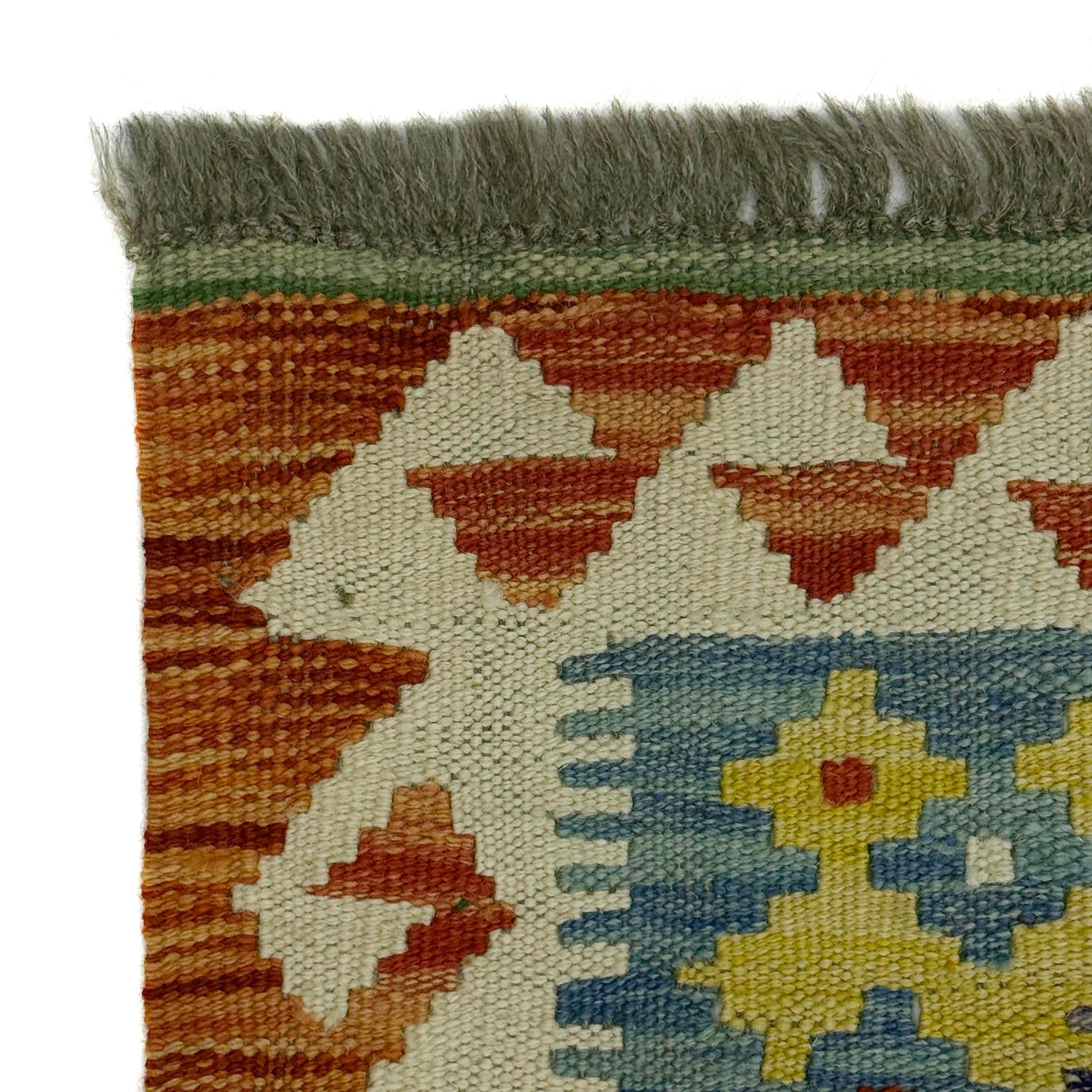 Handmade Vegetable Kilim 4' 9" x 6' 8" (ft) - No. R38942