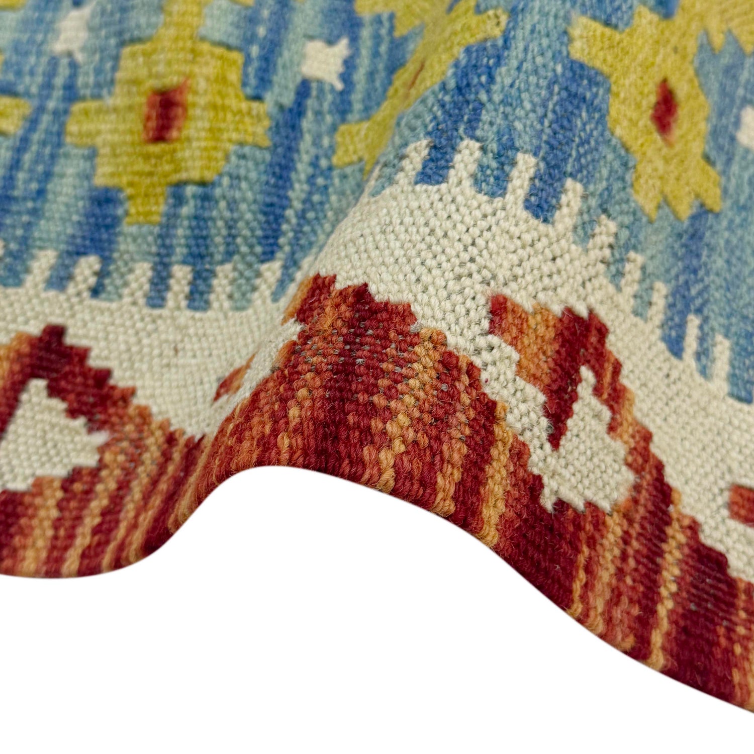 Handmade Vegetable Kilim 4' 9" x 6' 8" (ft) - No. R38942