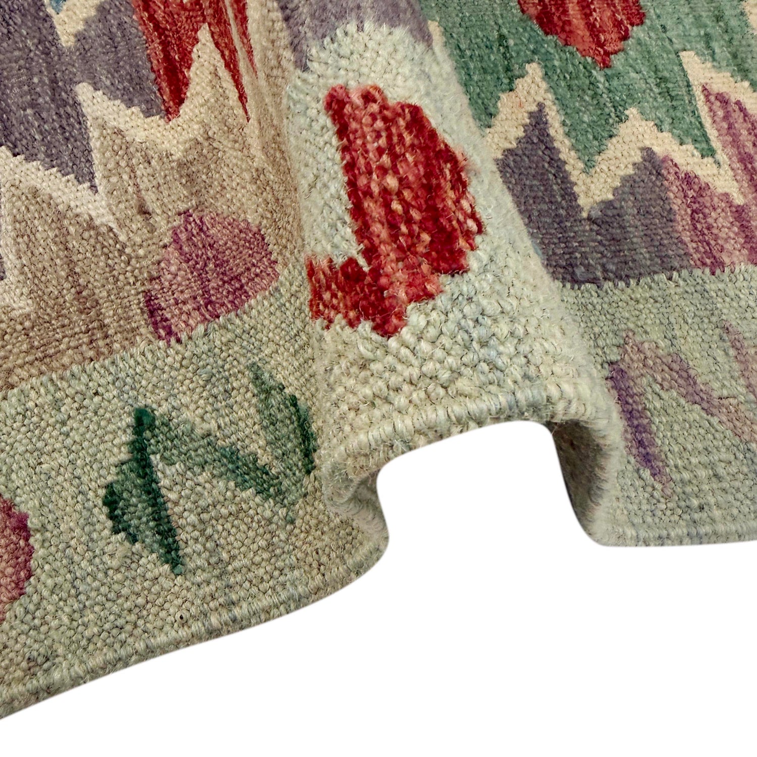 Handmade Vegetable Kelim 2' 6" x 4' 1" (ft) - No. R38948
