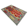 Handmade Vegetable Kilim 2' 8" x 4' 2" (ft) - No. R38952