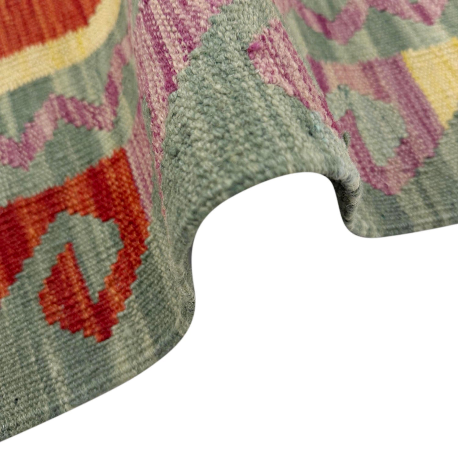 Handmade Vegetable Kilim 2' 8" x 4' 2" (ft) - No. R38952