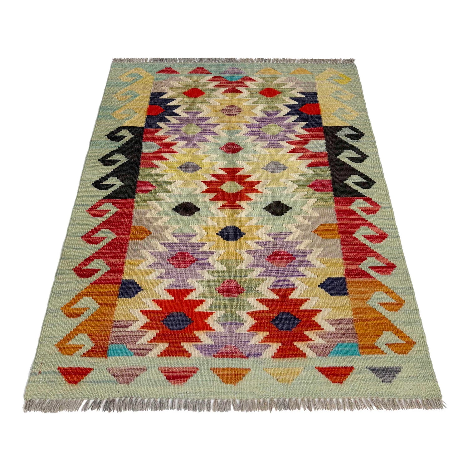 Handmade Vegetable Kelim 2' 6" x 4' 0" (ft) - No. R38953