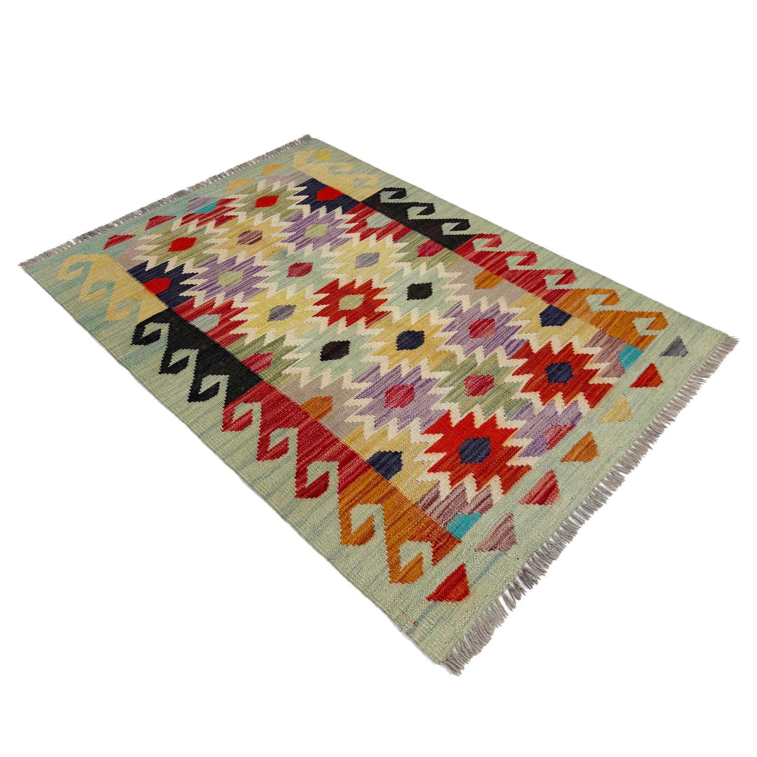 Handmade Vegetable Kelim 2' 6" x 4' 0" (ft) - No. R38953