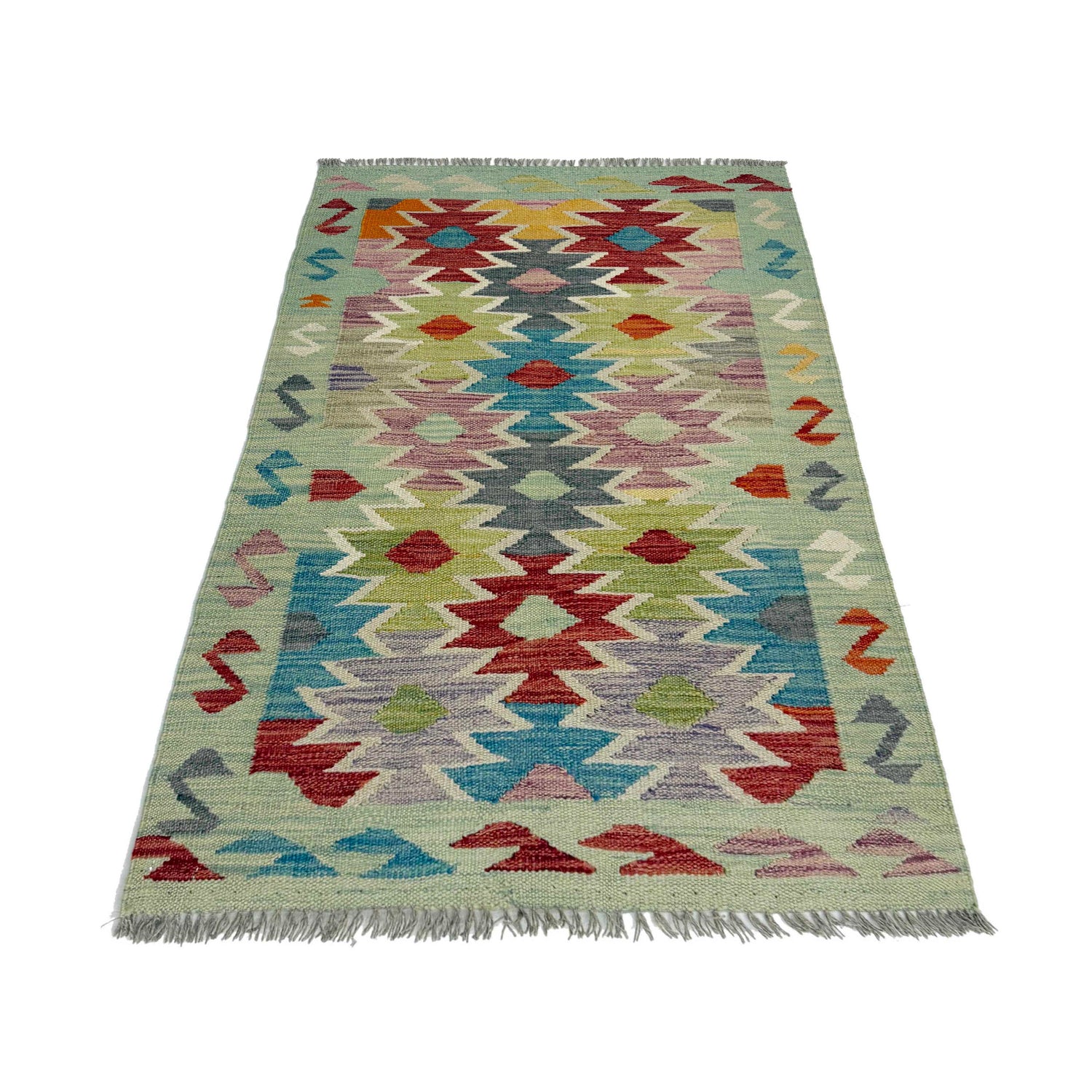Handmade Vegetable Kilim 2' 6" x 4' 0" (ft) - No. R38954