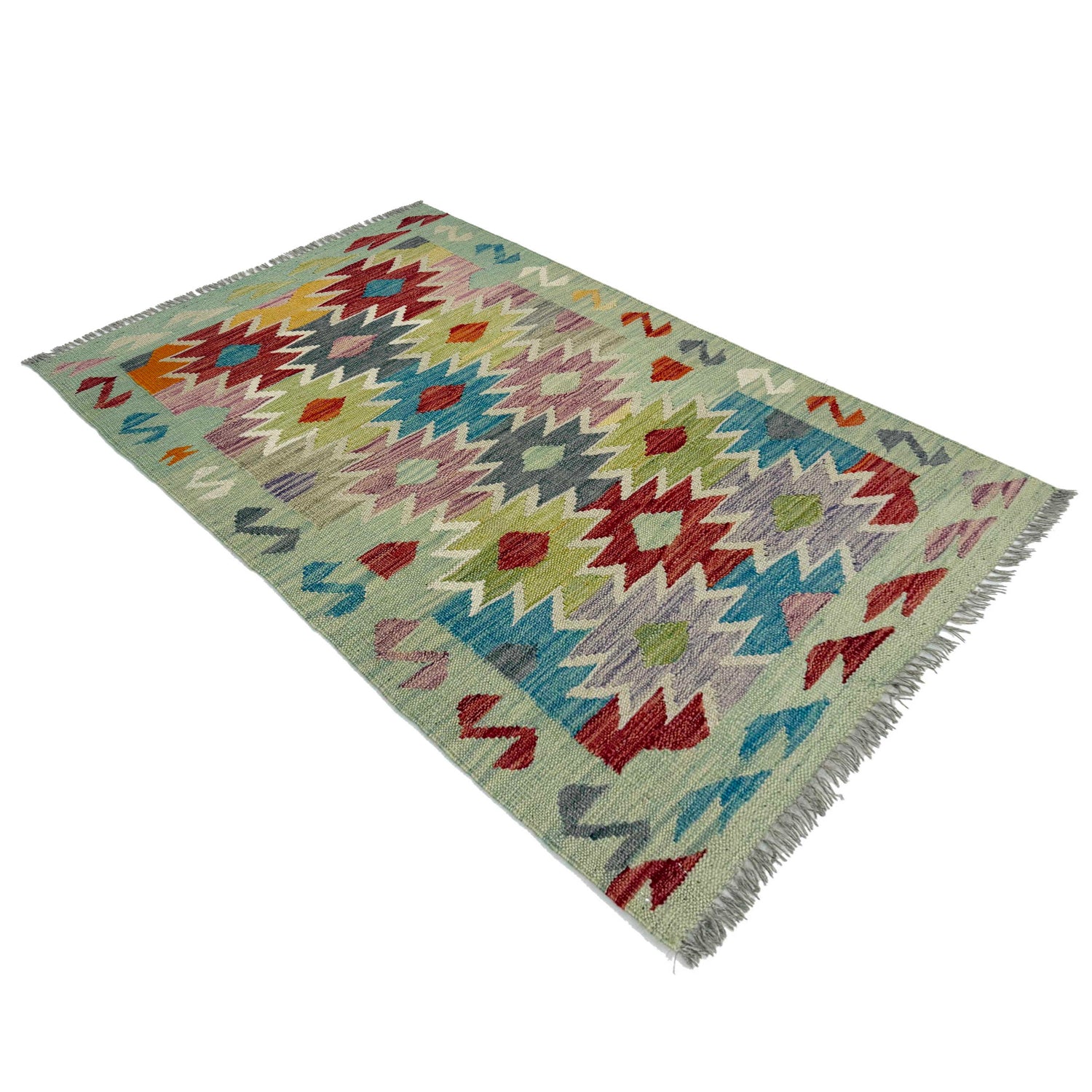 Handmade Vegetable Kilim 2' 6" x 4' 0" (ft) - No. R38954