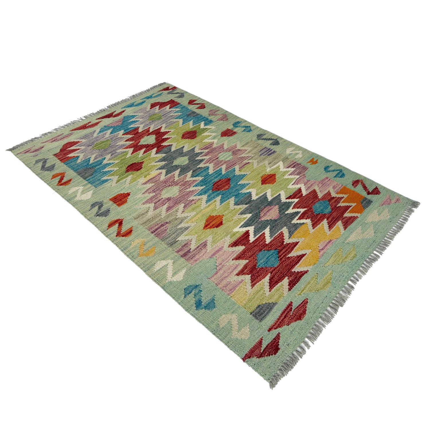 Handmade Vegetable Kilim 2' 6" x 4' 0" (ft) - No. R38954
