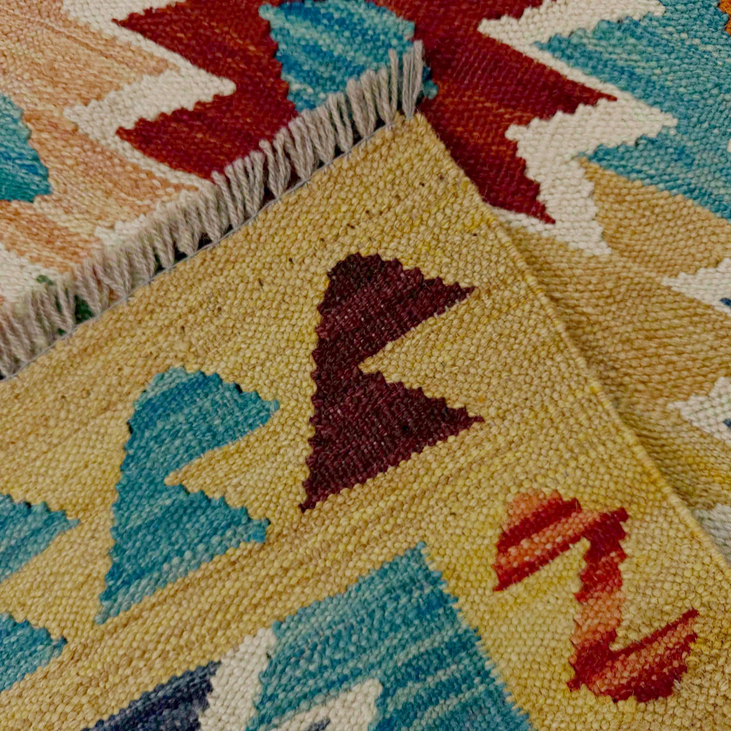 Handmade Vegetable Kelim 2' 6" x 4' 2" (ft) - No. R38957