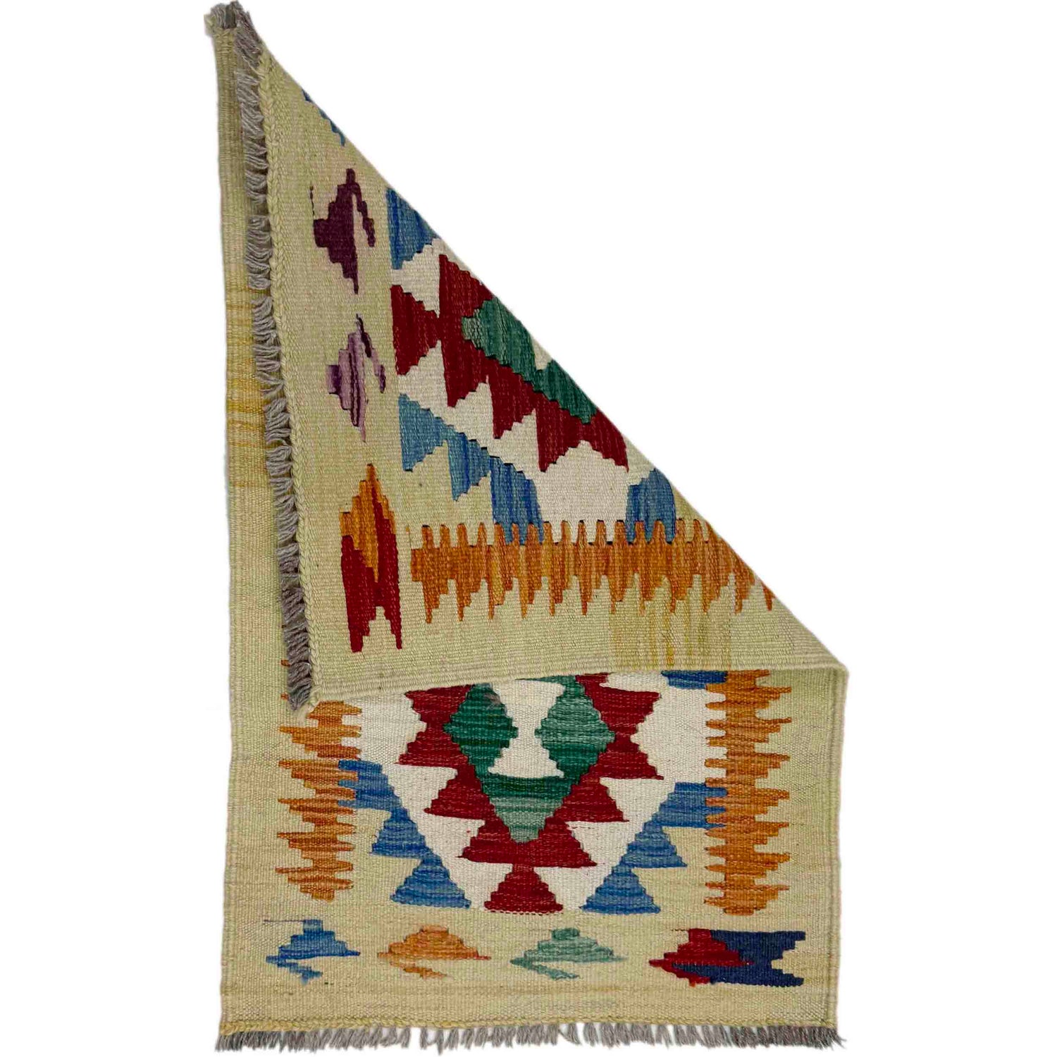 Handmade Vegetable Kilim 2' 0" x 2' 11" (ft) - No. R38960