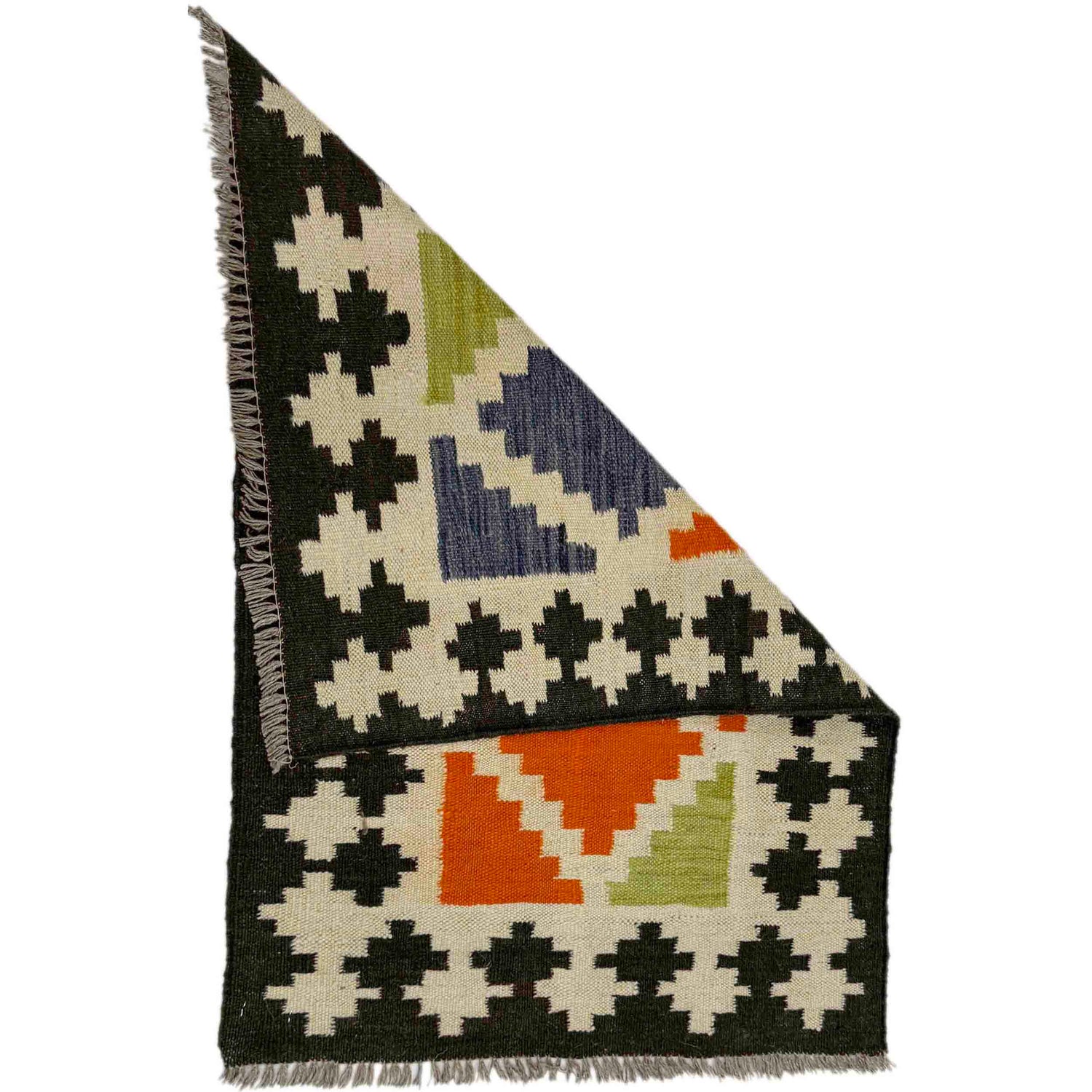 Handmade Vegetable Kilim 2' 0" x 2' 11" (ft) - No. R38964