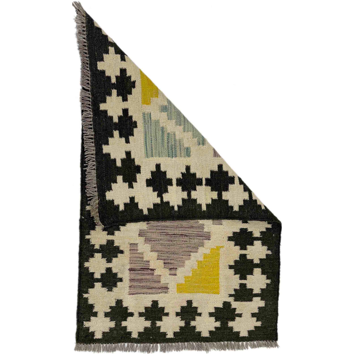 Handmade Vegetable Kilim 2' 0" x 3' 2" (ft) - No. R38975