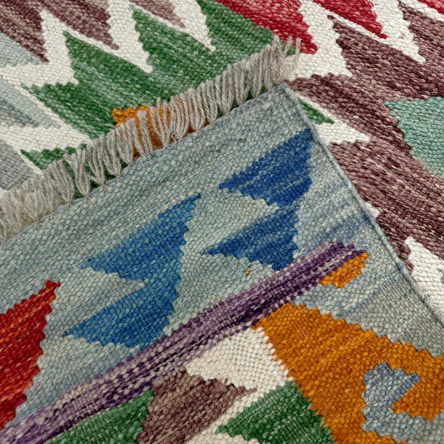 Handmade Vegetable Kilim 2' 7" x 4' 1" (ft) - No. R38977