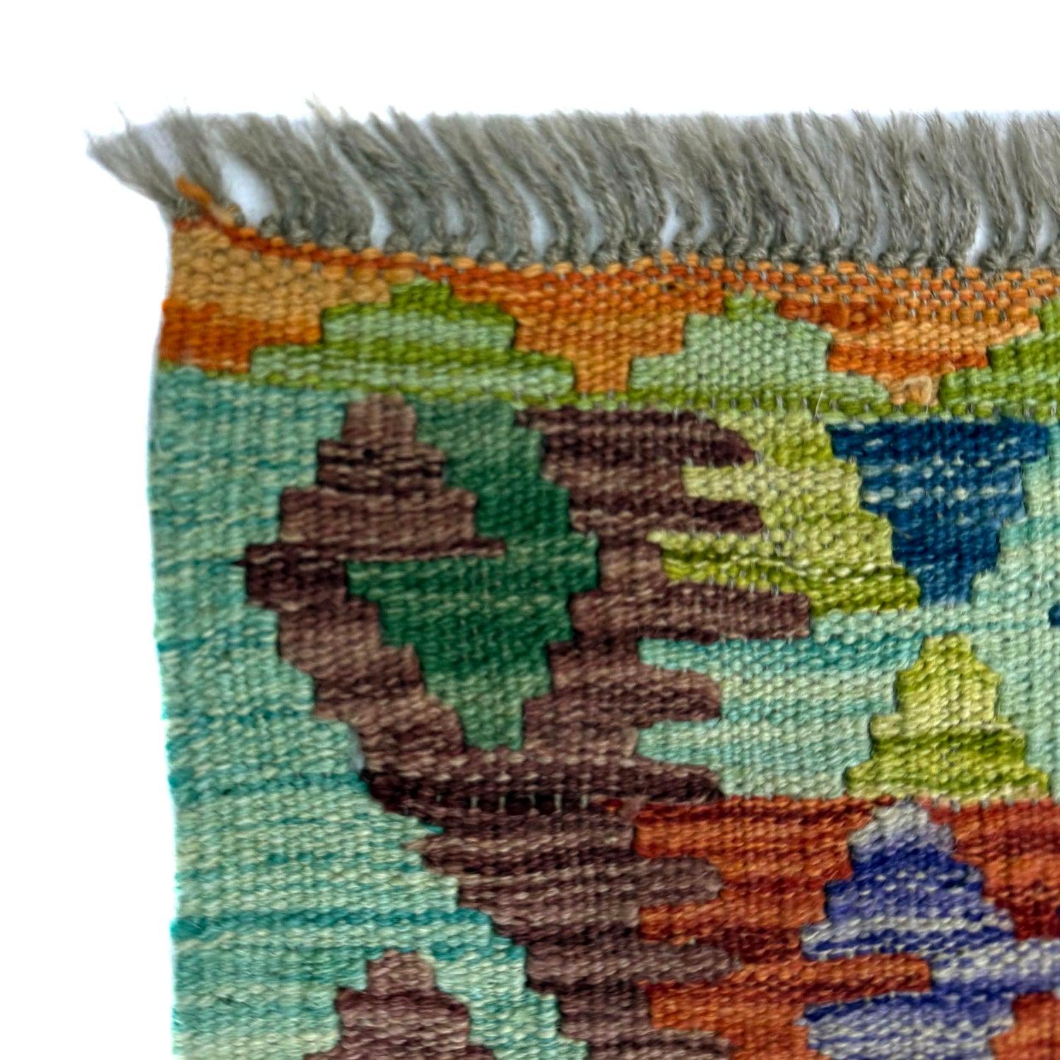 Handmade Vegetable Kelim 3' 5" x 4' 11" (ft) - No. R38979