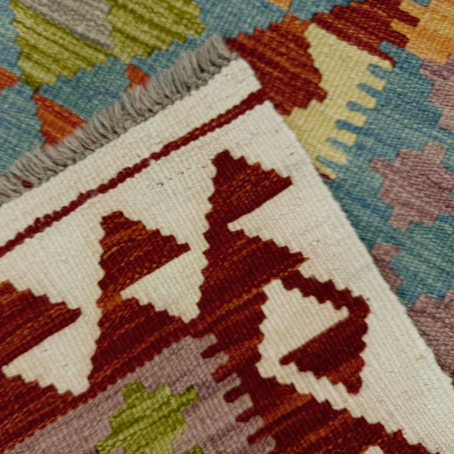 Handmade Vegetable Kelim 3' 0" x 4' 10" (ft) - No. R38980