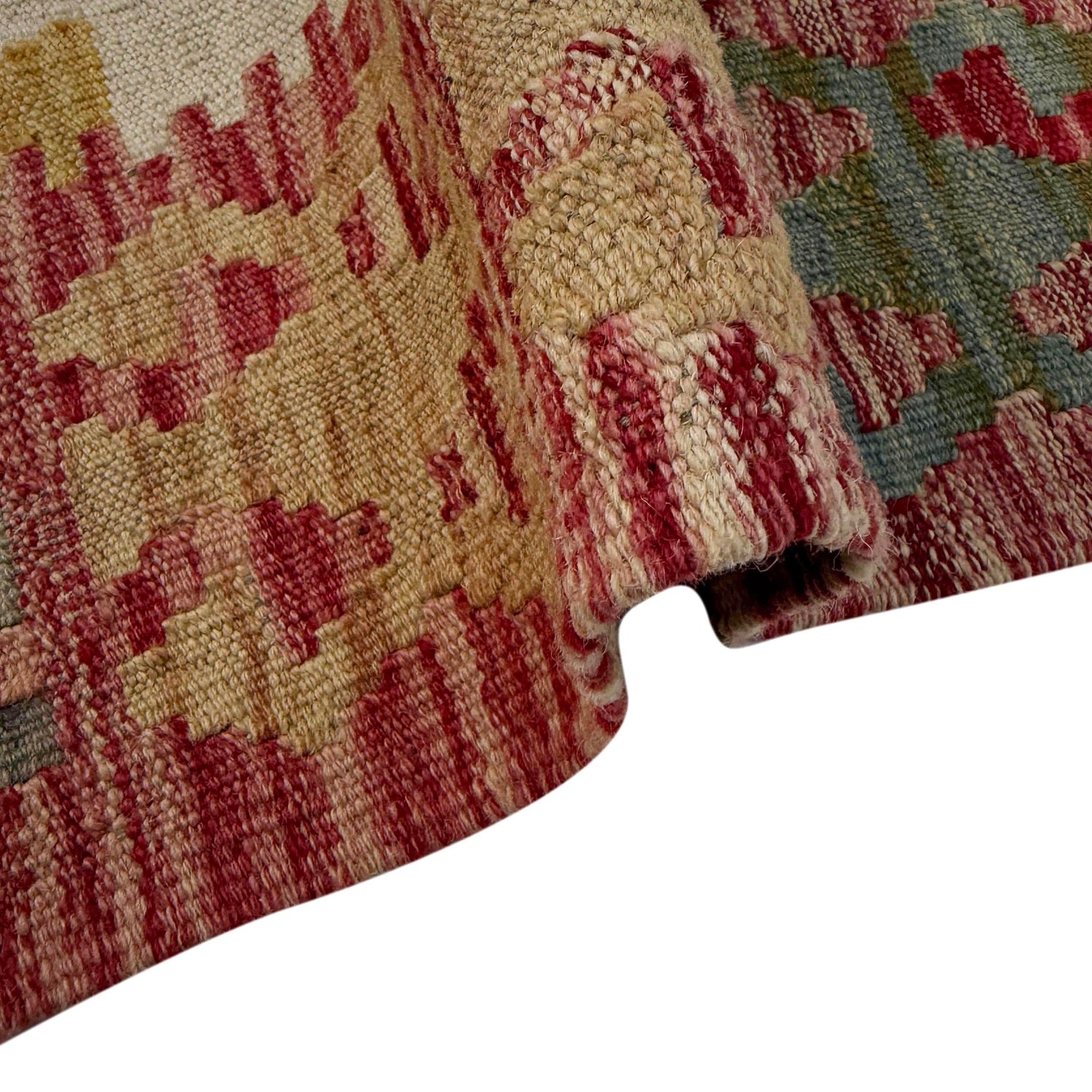 Handmade Vegetable Kilim 3' 5" x 4' 8" (ft) - No. R38981