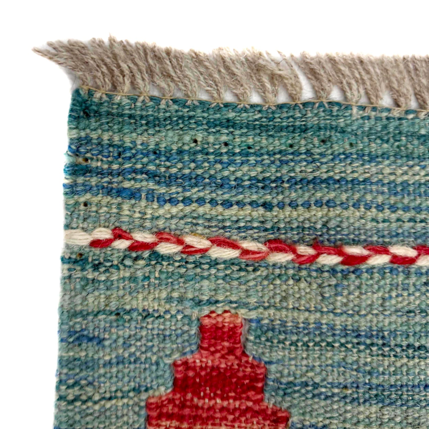 Handmade Vegetable Kelim 3' 6" x 4' 9" (ft) - No. R38982