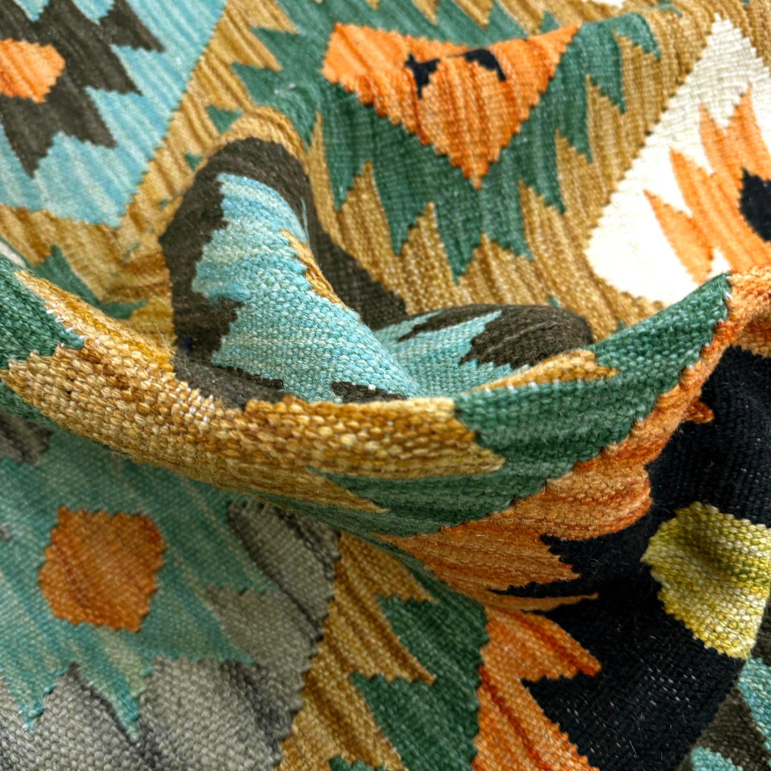 Handmade Vegetable Kilim 3' 4" x 5' 0" (ft) - No. R38986