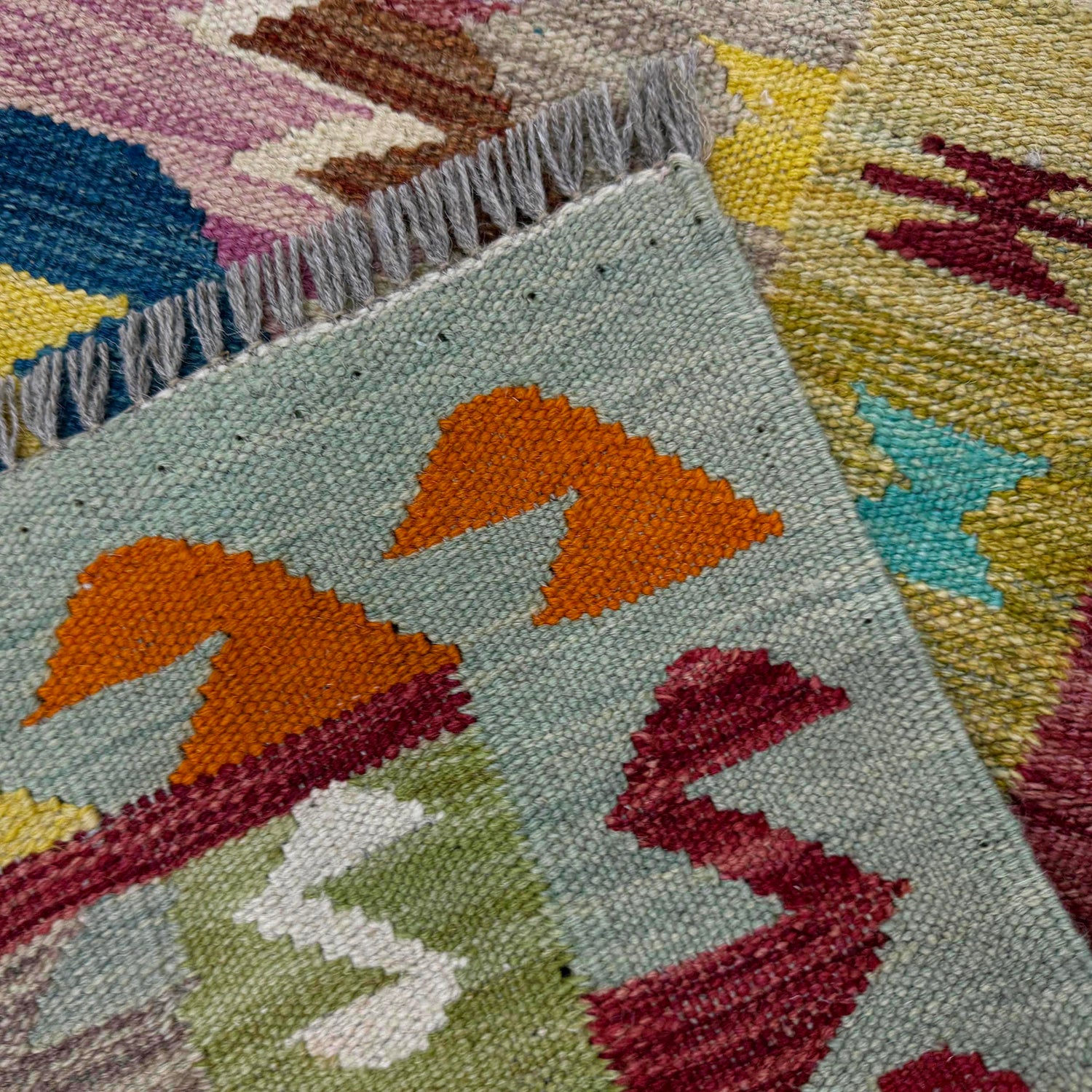 Handmade Vegetable Kilim 2' 9" x 4' 0" (ft) - No. R38988