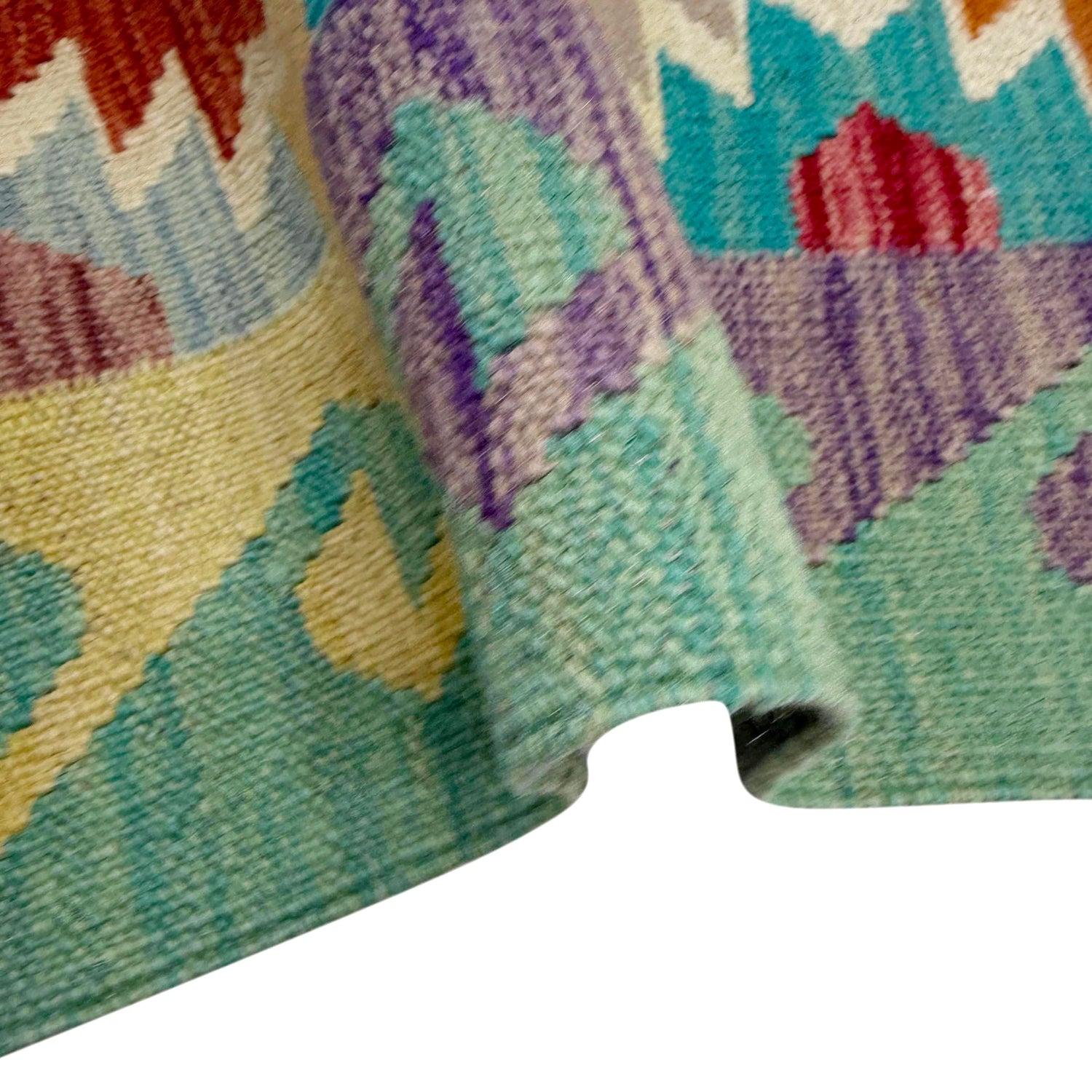 Handmade Vegetable Kelim 2' 7" x 4' 1" (ft) - No. R38989