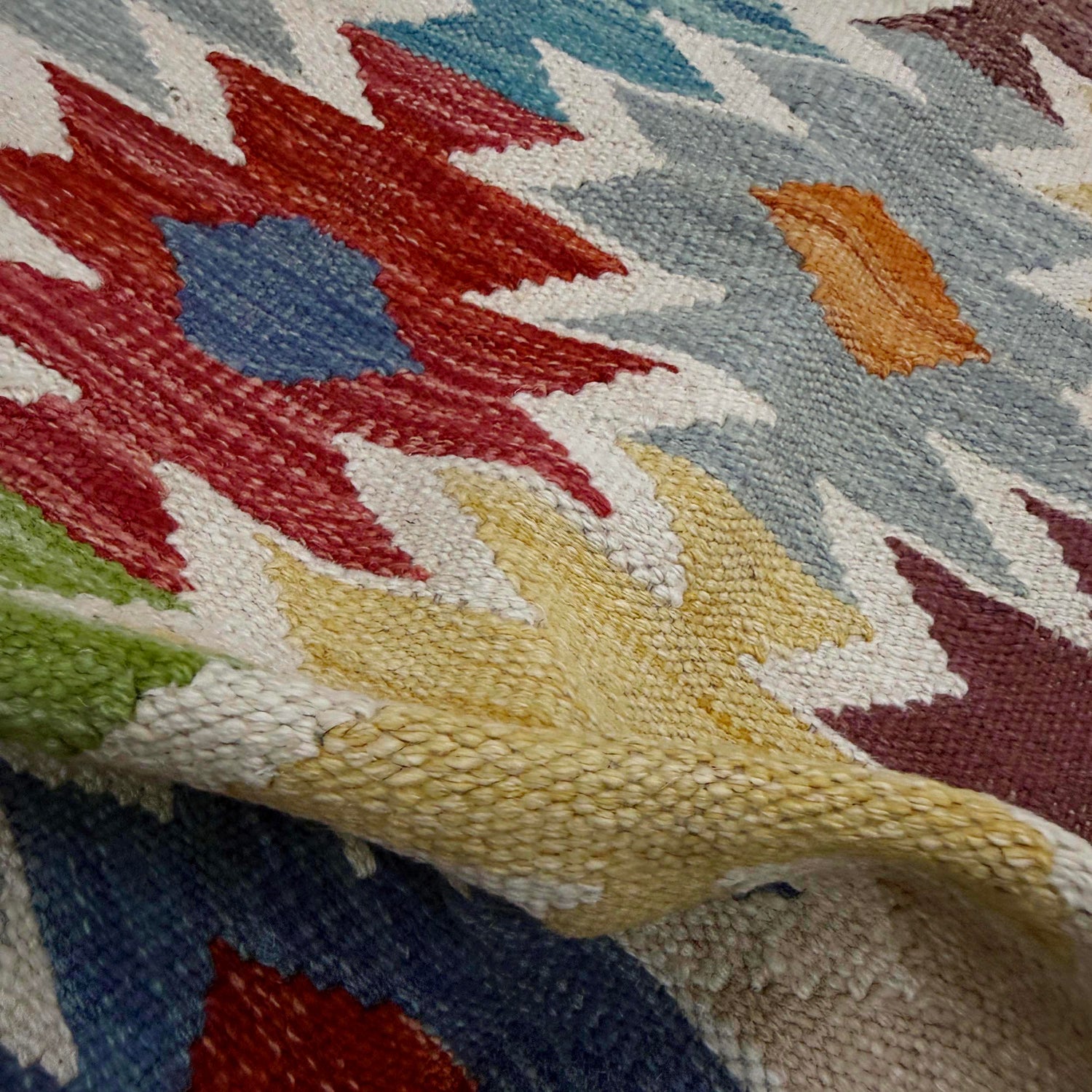 Handmade Vegetable Kelim 2' 6" x 4' 1" (ft) - No. R38991