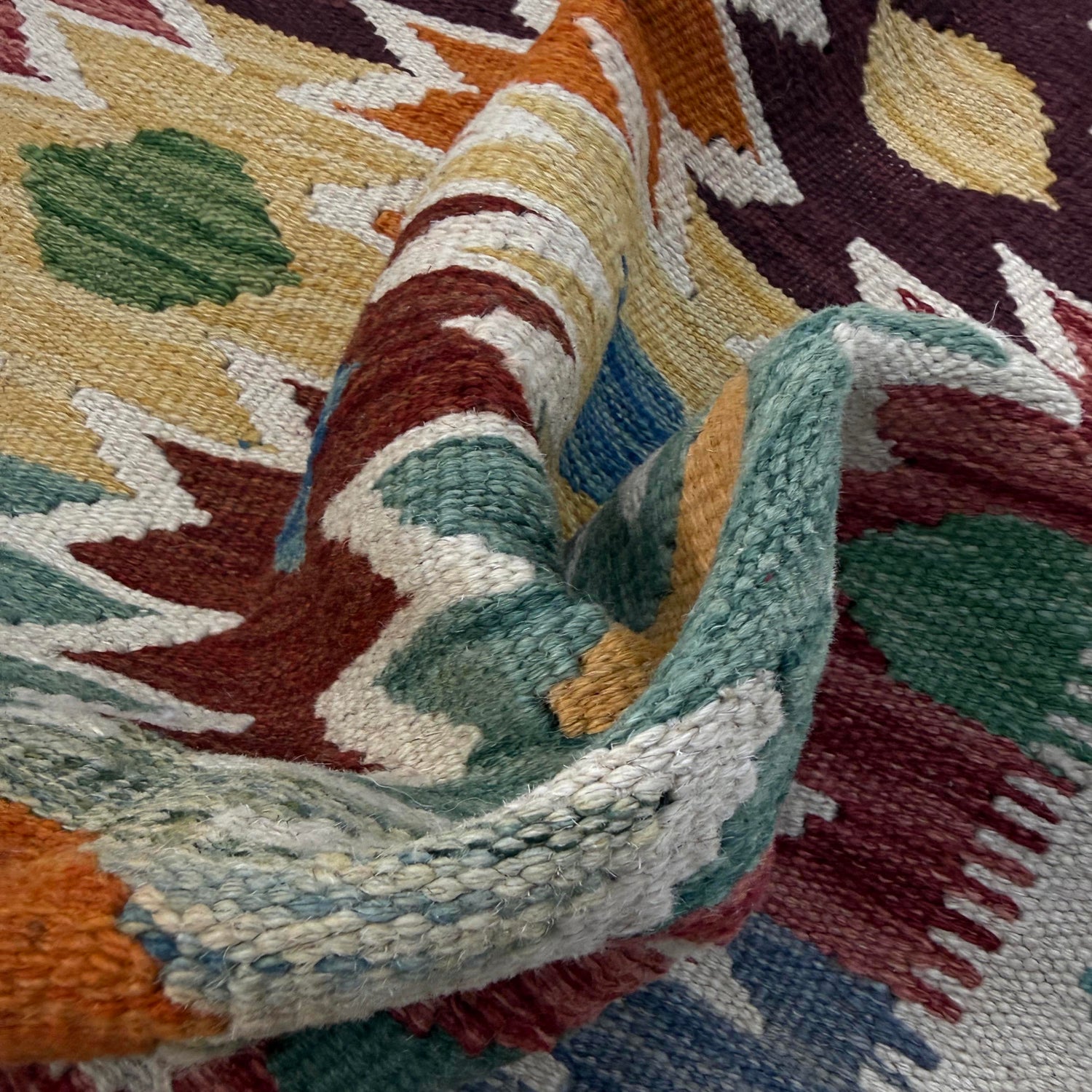 Handmade Vegetable Kelim 2' 8" x 3' 11" (ft) - No. R38993