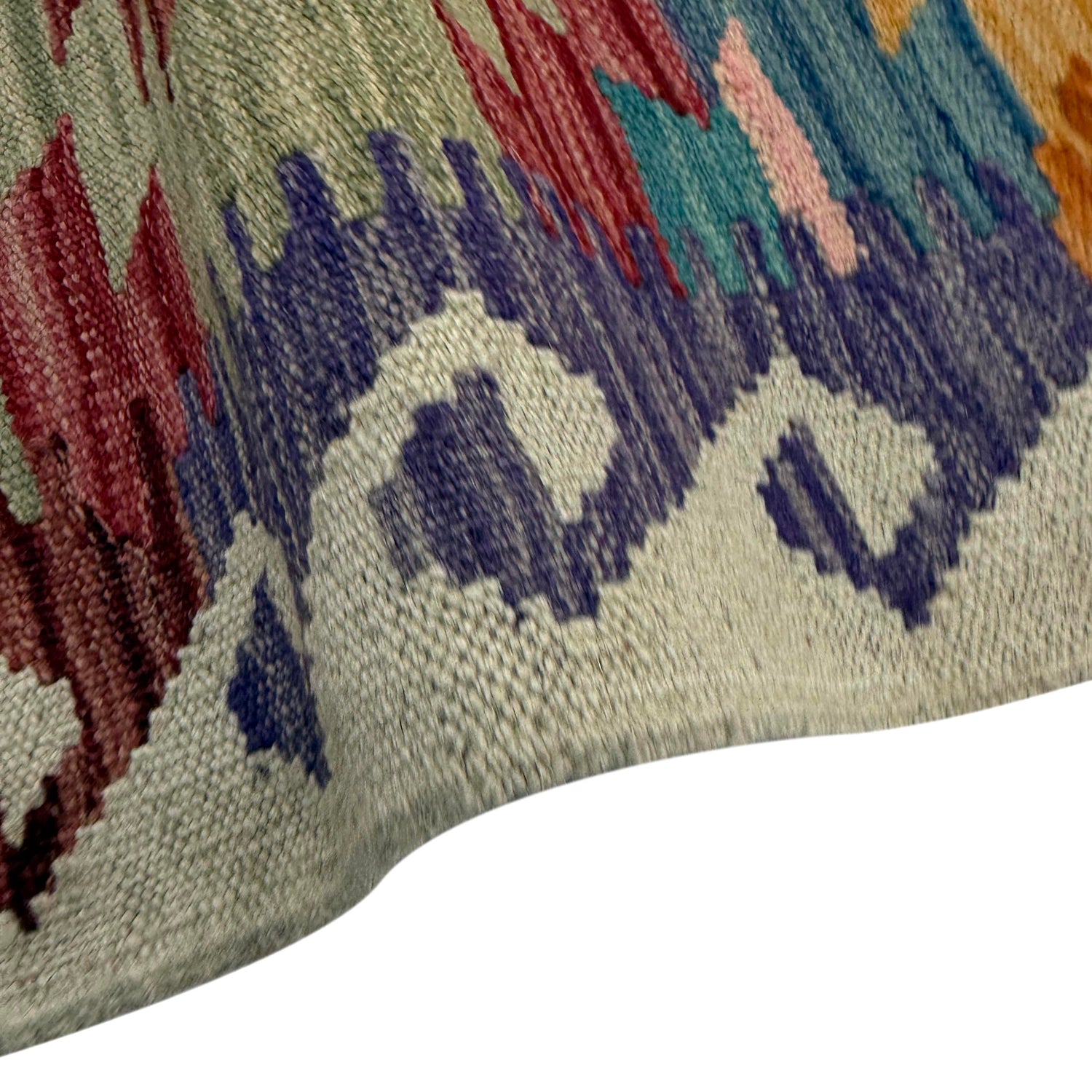 Handmade Vegetable Kilim 2' 7" x 3' 10" (ft) - No. R38995