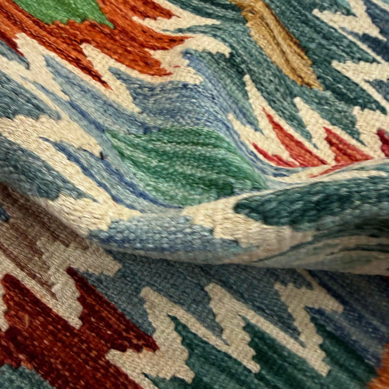 Handmade Vegetable Kelim 2' 7" x 3' 10" (ft) - No. R38996