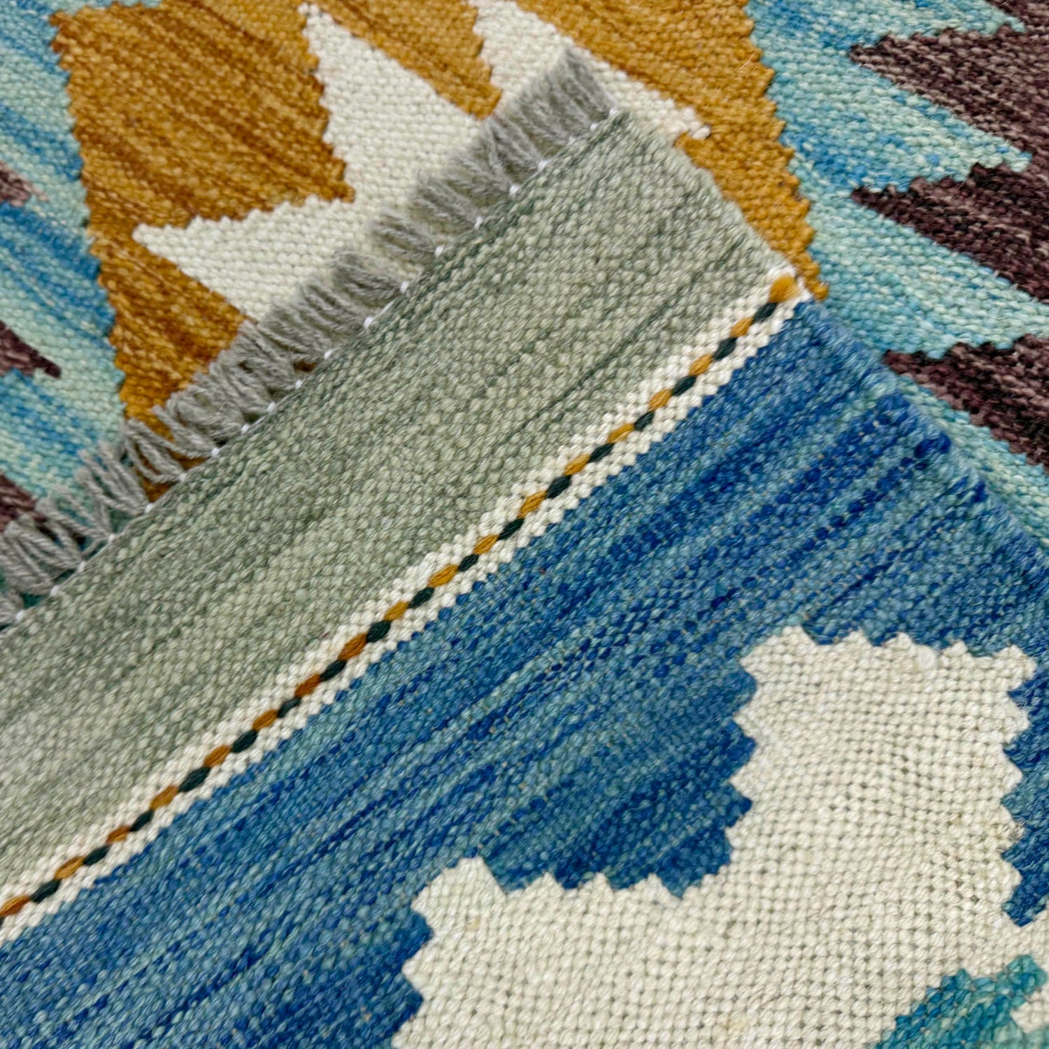Handmade Vegetable Kilim 2' 10" x 3' 11" (ft) - No. R38997
