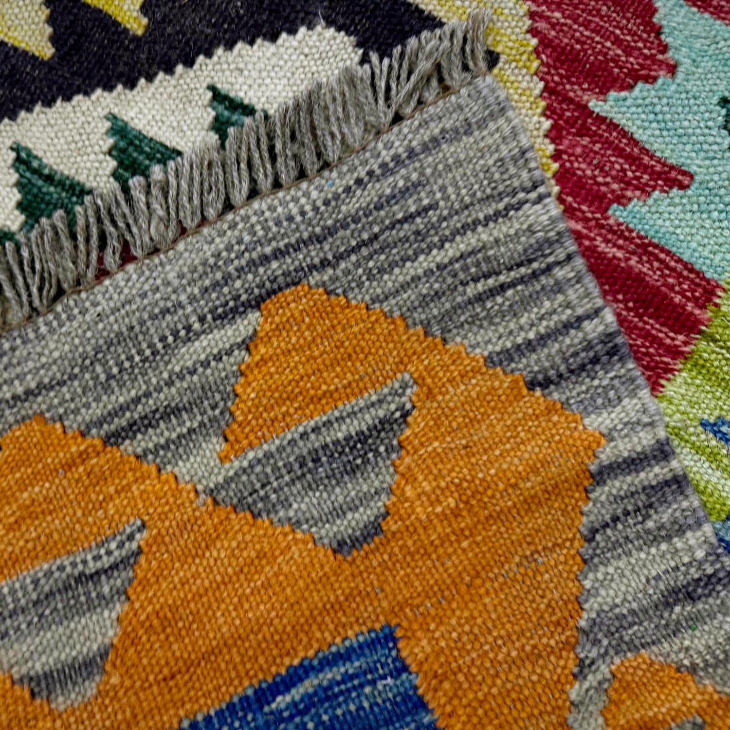 Handmade Vegetable Kilim 2' 7" x 3' 11" (ft) - No. R39000