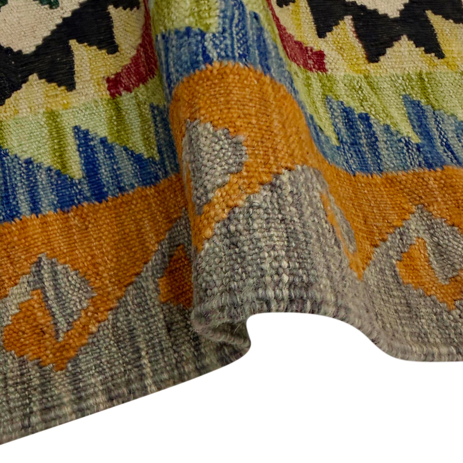 Handmade Vegetable Kilim 2' 7" x 3' 11" (ft) - No. R39000
