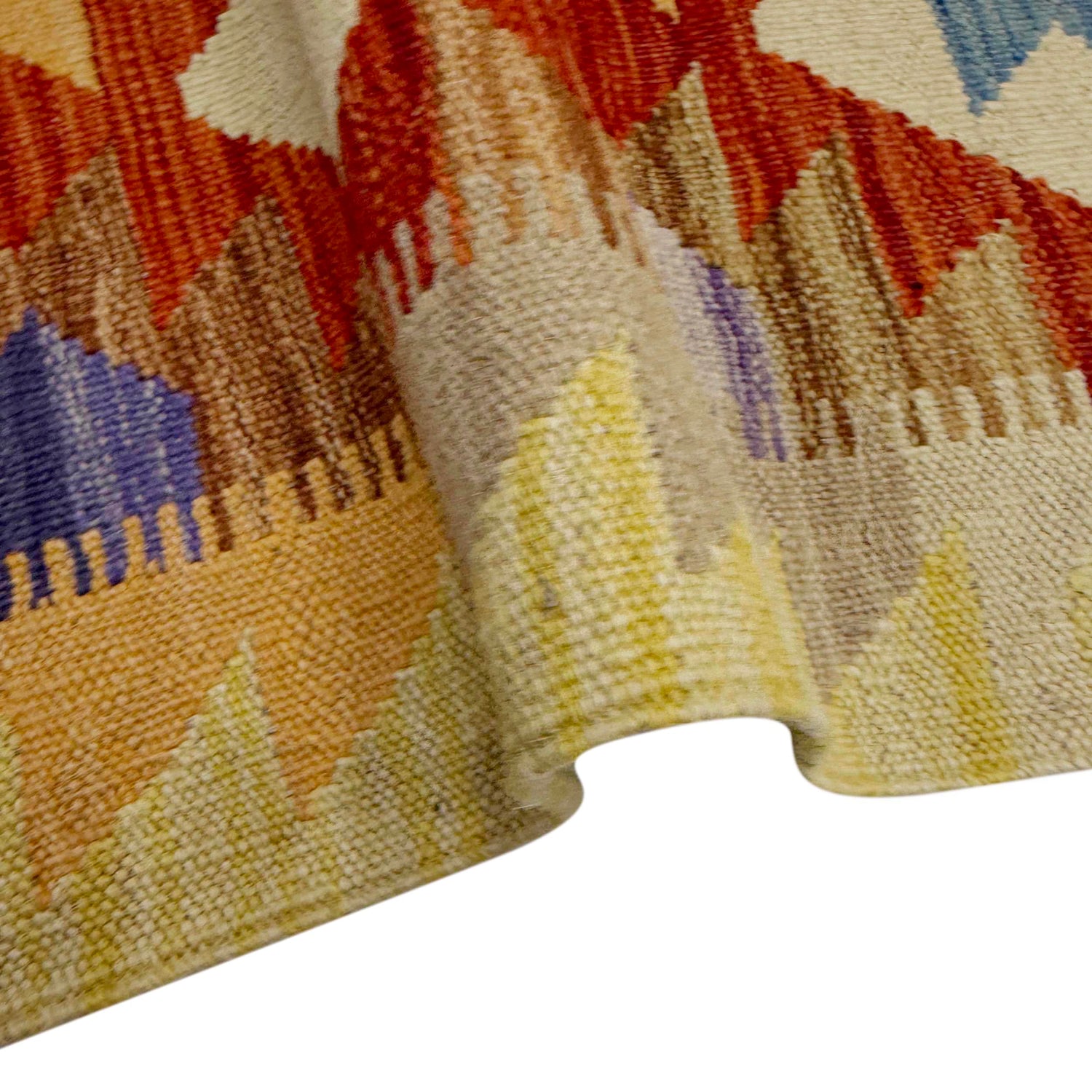 Handmade Vegetable Kelim 2' 8" x 4' 2" (ft) - No. R39003