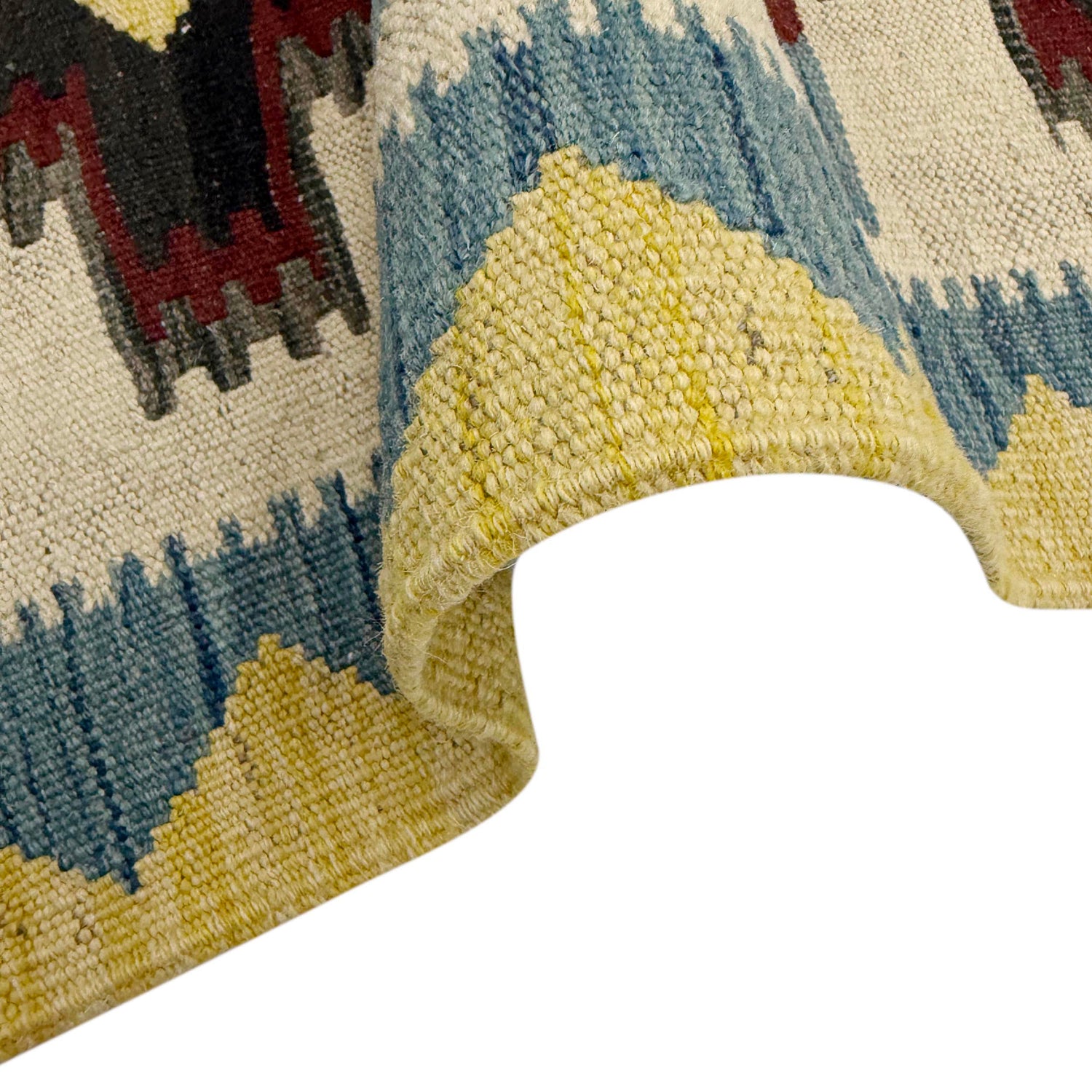 Handmade Vegetable Kilim 2' 9" x 4' 2" (ft) - No. R39004