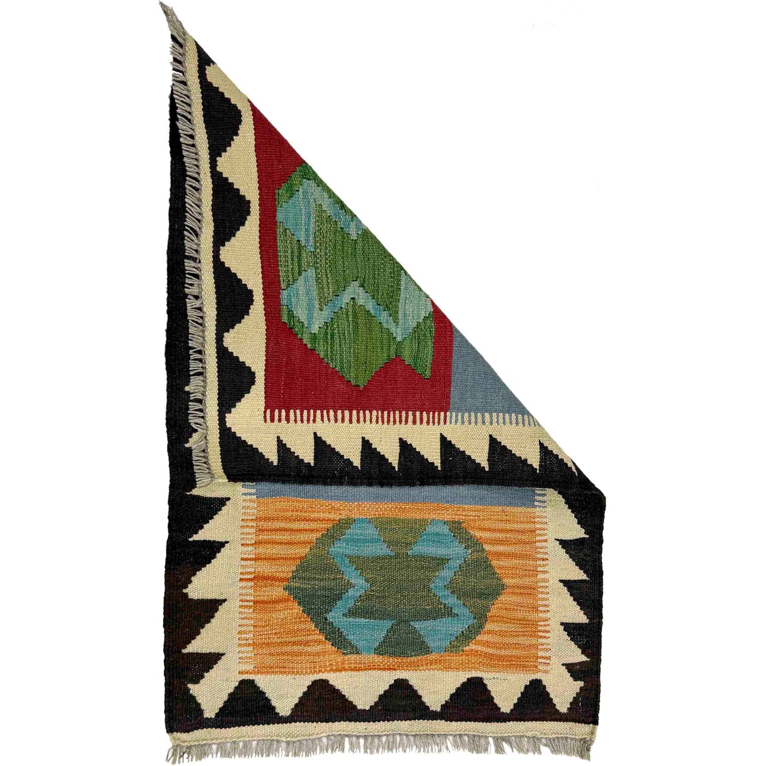 Handmade Vegetable Kilim 2' 0" x 3' 1" (ft) - No. R39012