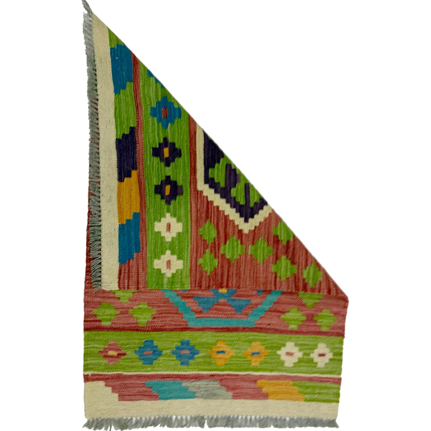 Handmade Vegetable Kilim 2' 1" x 3' 0" (ft) - No. R39013