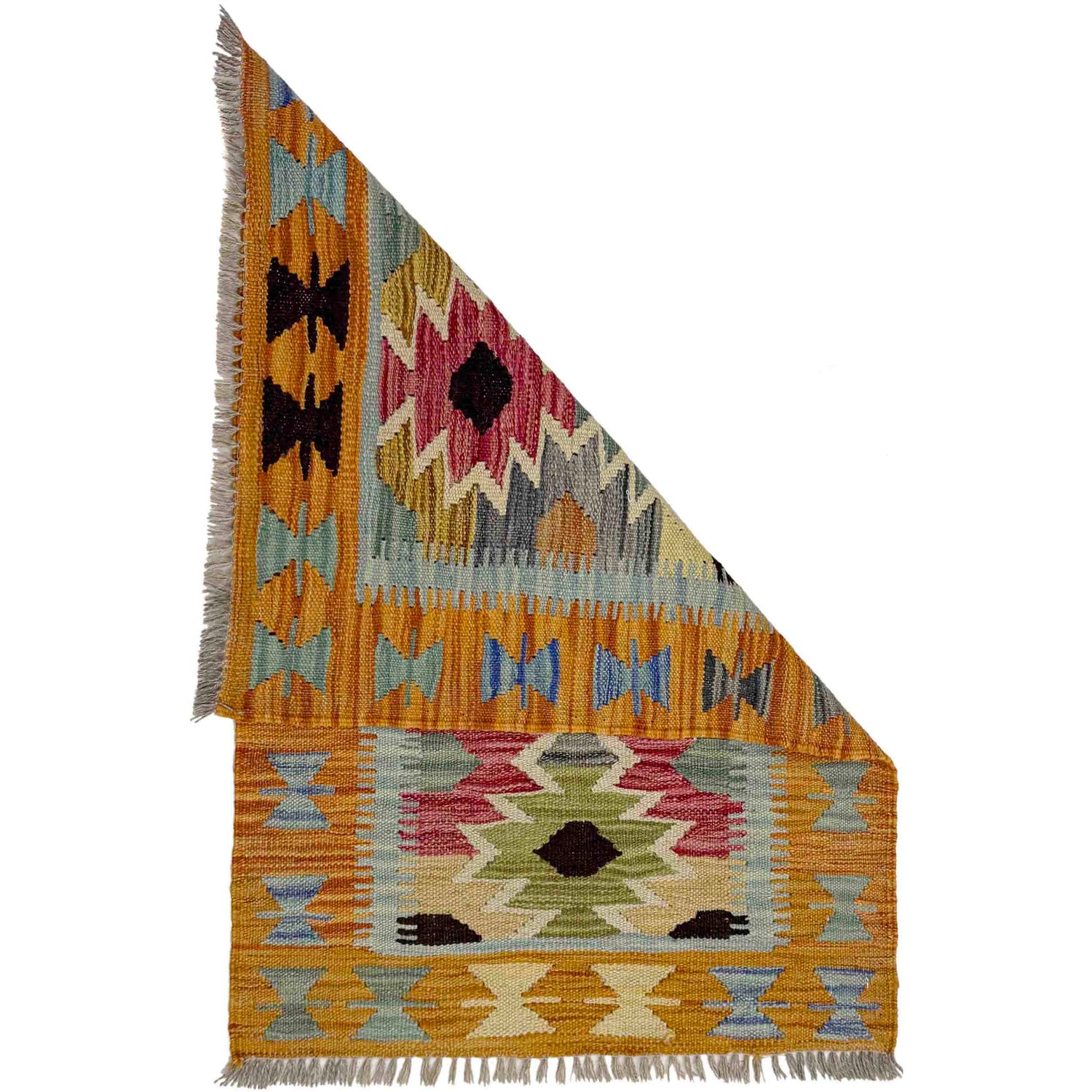 Handmade Vegetable Kelim 2' 0" x 3' 1" (ft) - No. R39015