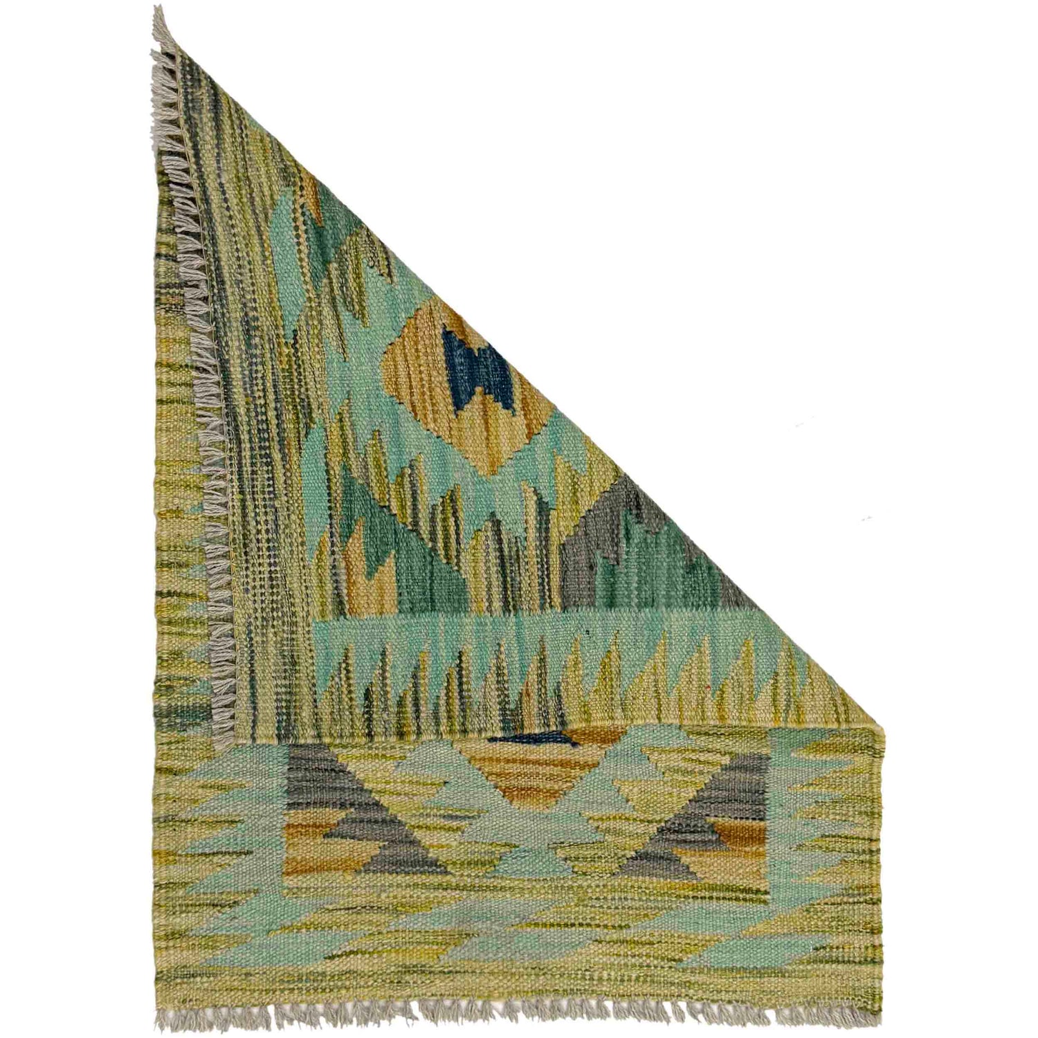 Handmade Vegetable Kilim 2' 0" x 2' 8" (ft) - No. R39020