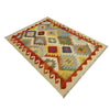 Handmade Vegetable Kilim 3' 5" x 5' 1" (ft) - No. R39025