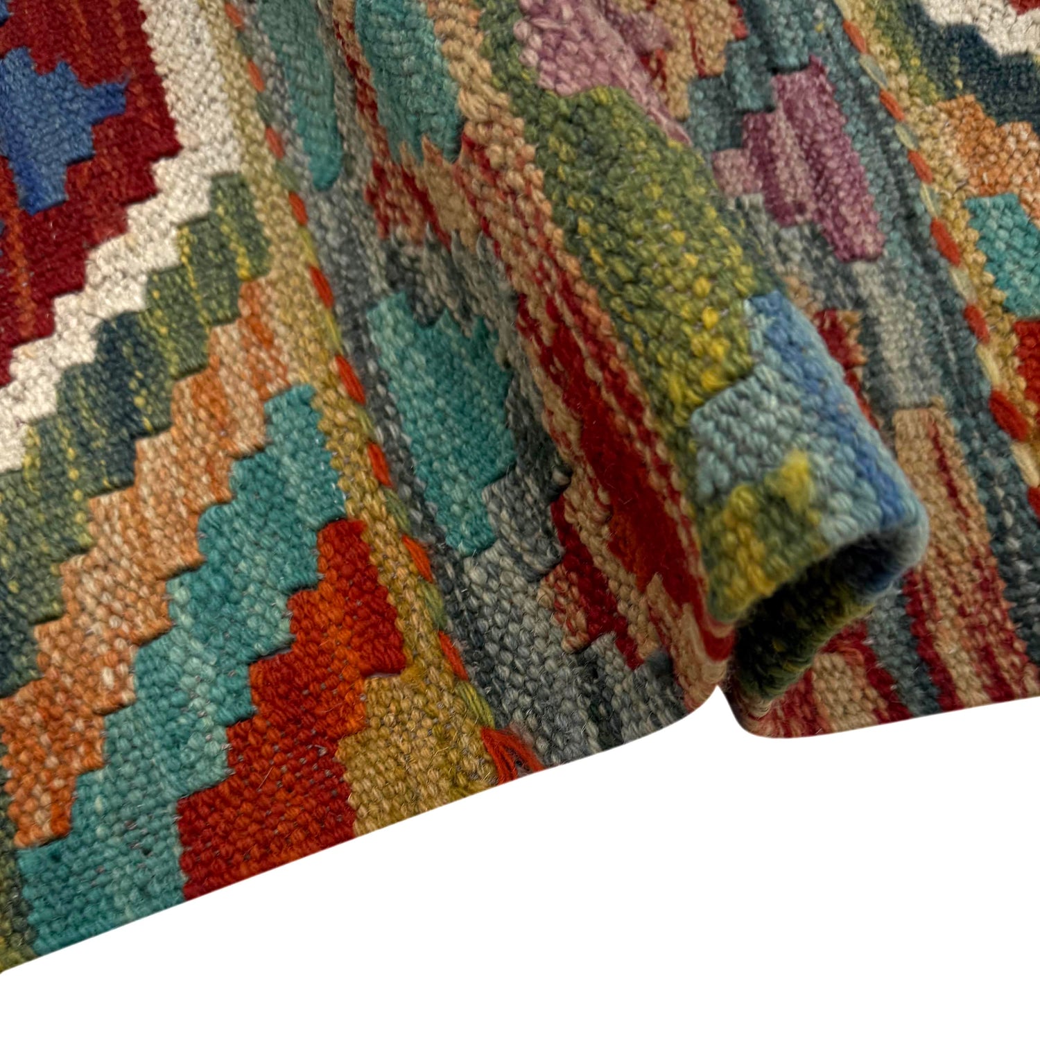 Handmade Vegetable Kilim 3' 4" x 4' 10" (ft) - No. R39027