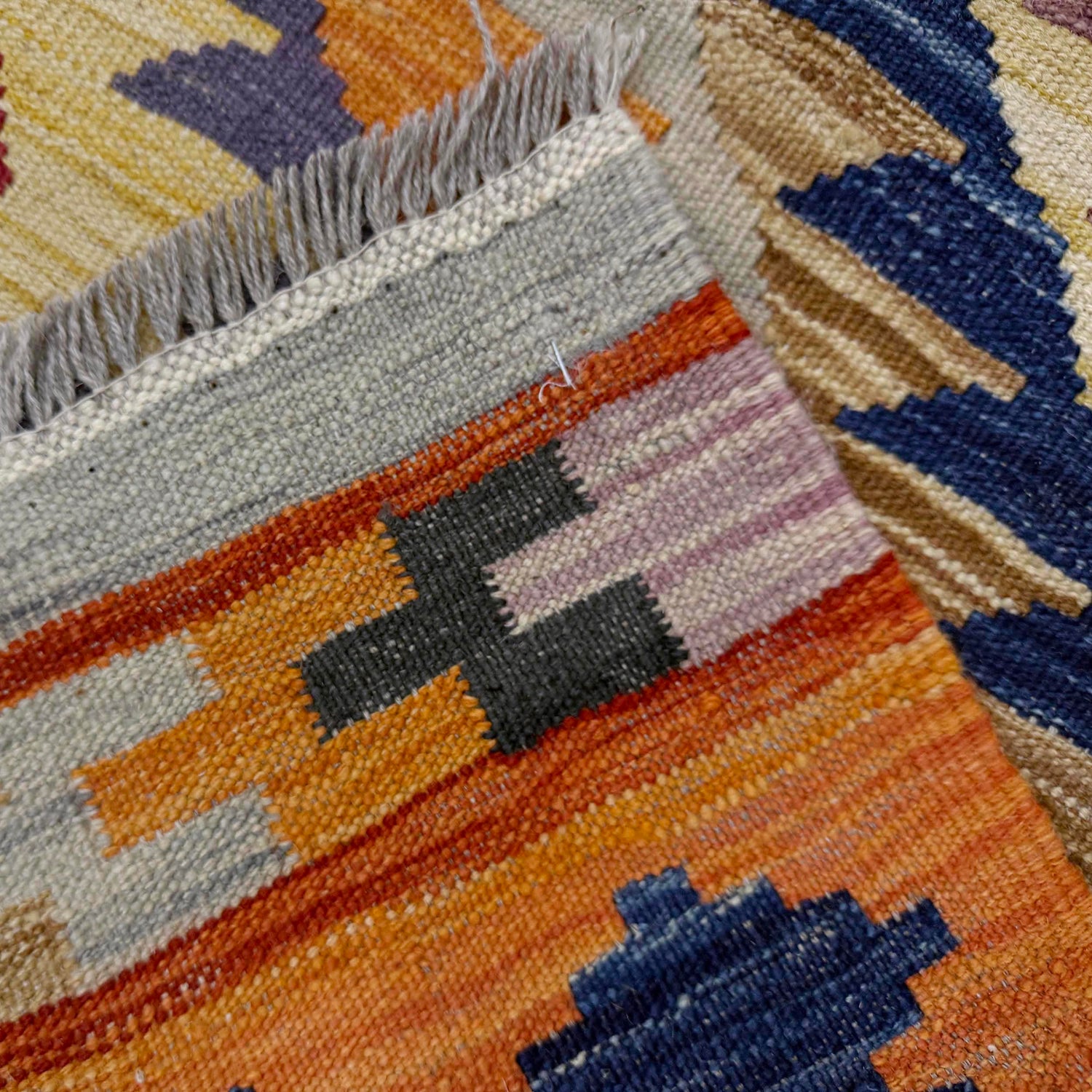 Handmade Vegetable Kilim 3' 4" x 4' 10" (ft) - No. R39028