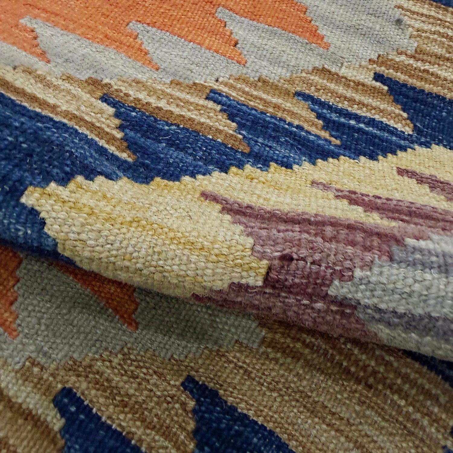 Handmade Vegetable Kilim 3' 4" x 4' 10" (ft) - No. R39028