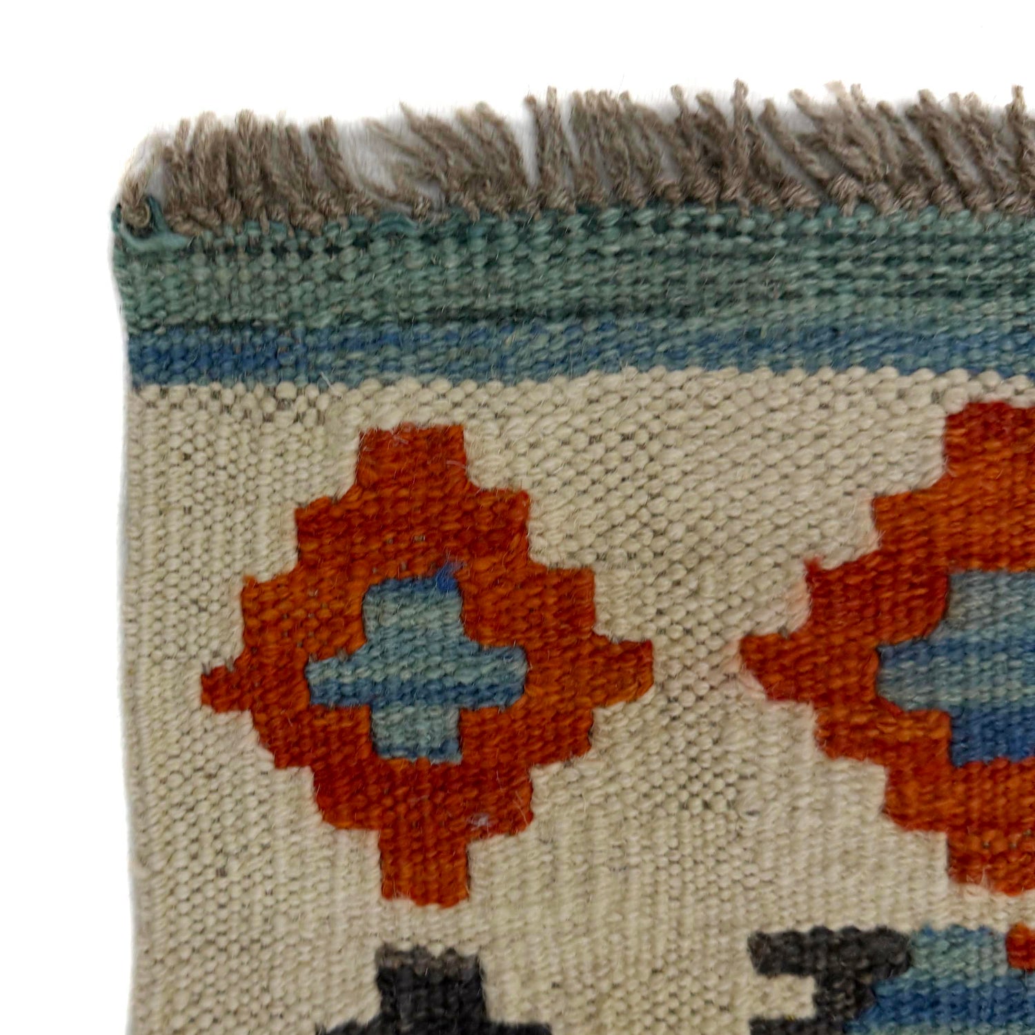 Handmade Vegetable Kilim 5' 1" x 6' 10" (ft) - No. R39030