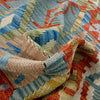 Handmade Vegetable Kelim 3' 5" x 5' 2" (ft) - No. R39031